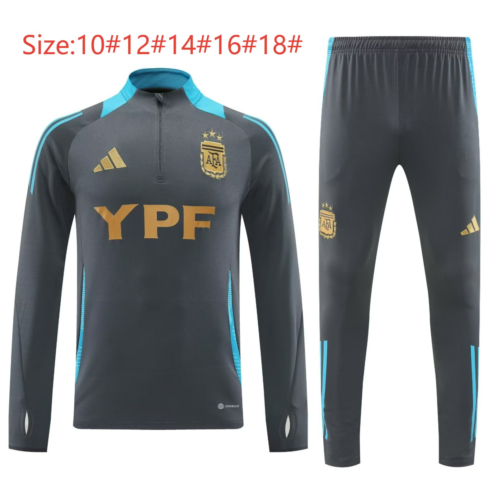 2024/2025 Kids Kit Argentina Training Suit Football Shirt