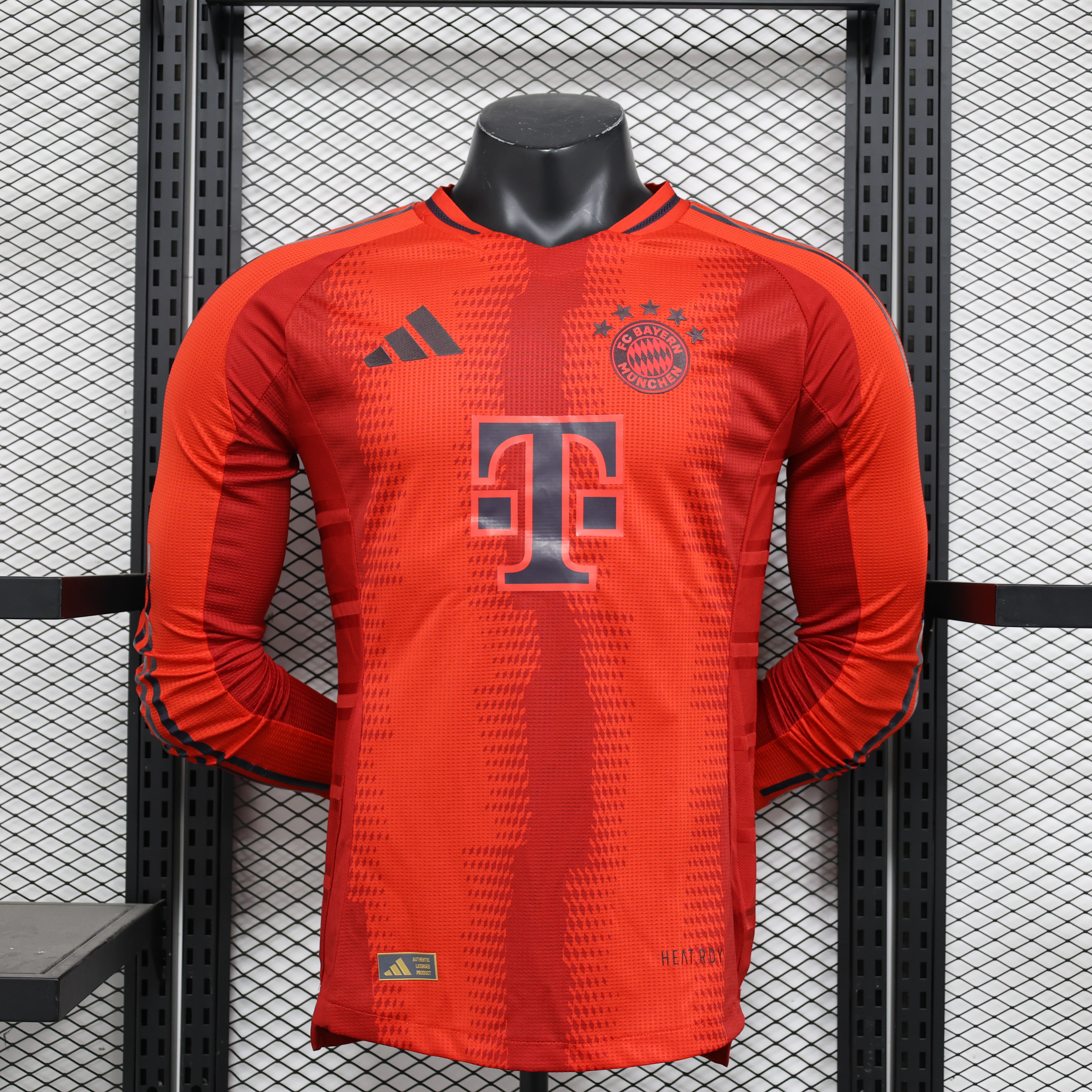 2024/2025 Long Sleeve Player Version Bayern Munchen Home Football Shirt