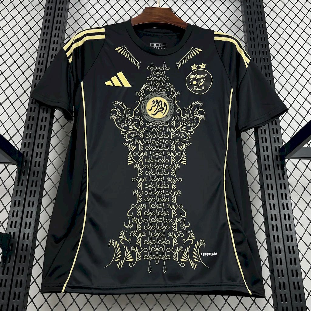 2024/2025 AlgeriaKarakou Black gold Jersey