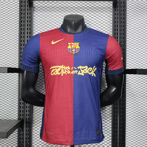2025/2026 Players Barcelona x Travis Scott Home Football Shirt