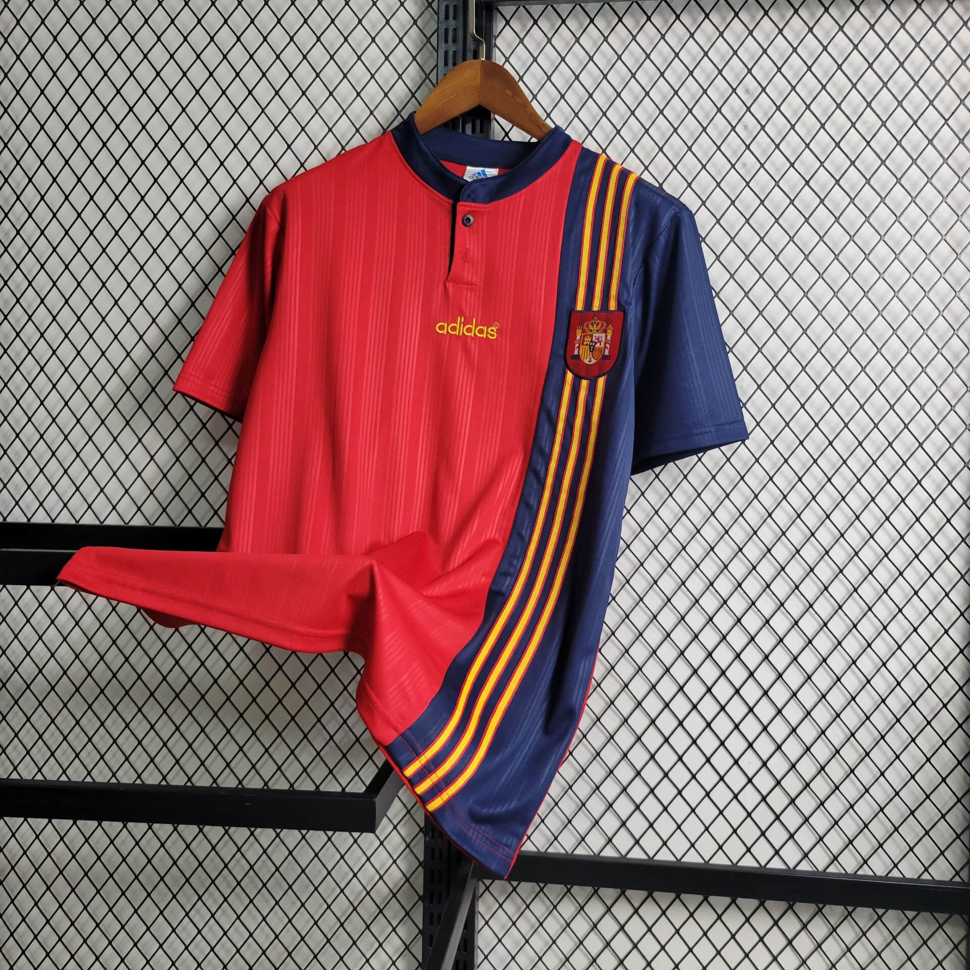 1996 Retro Spain Home way Football Shirt