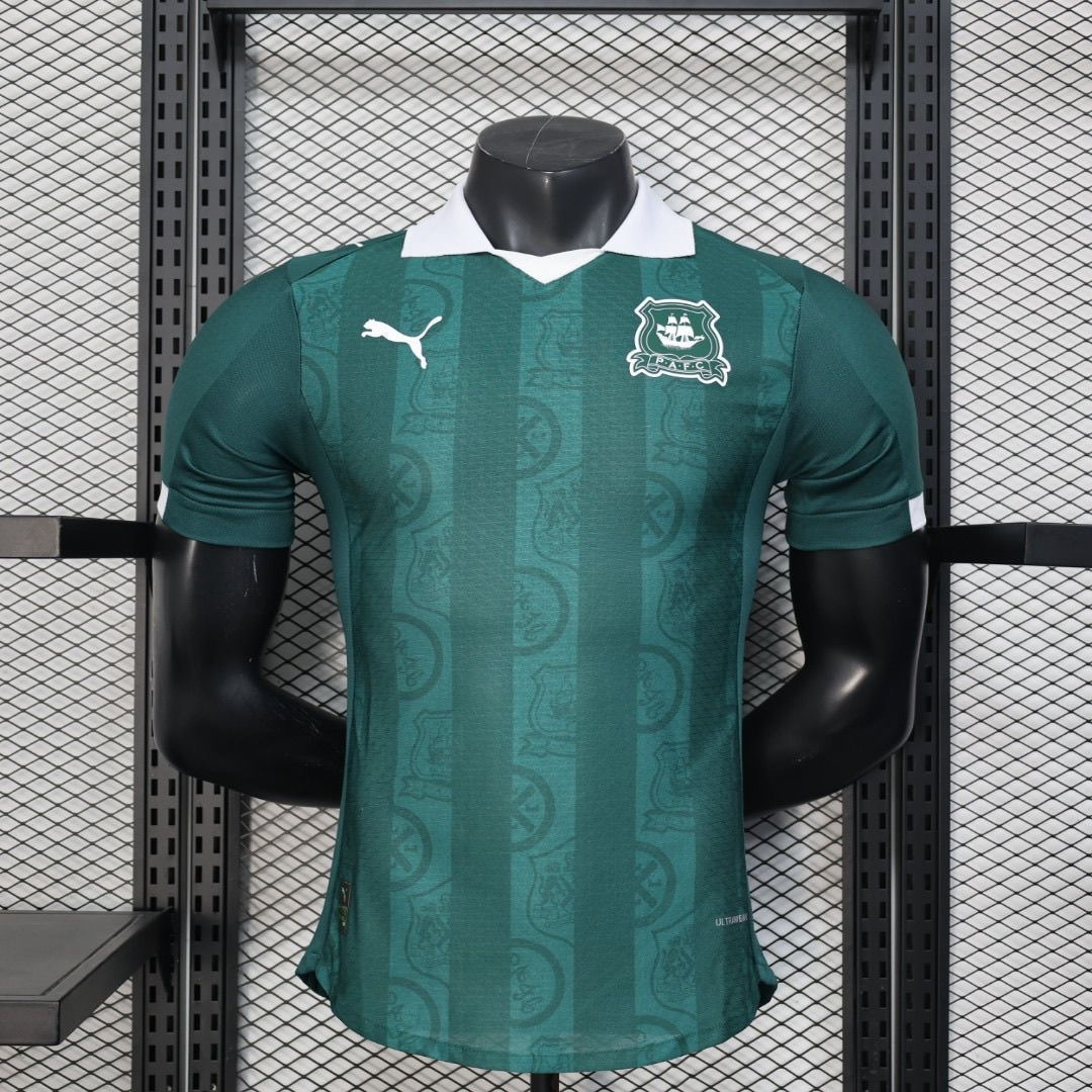 2024/2025 Player Version Plymouth Argyle Home Football Shirt 1:1 Thai Quality