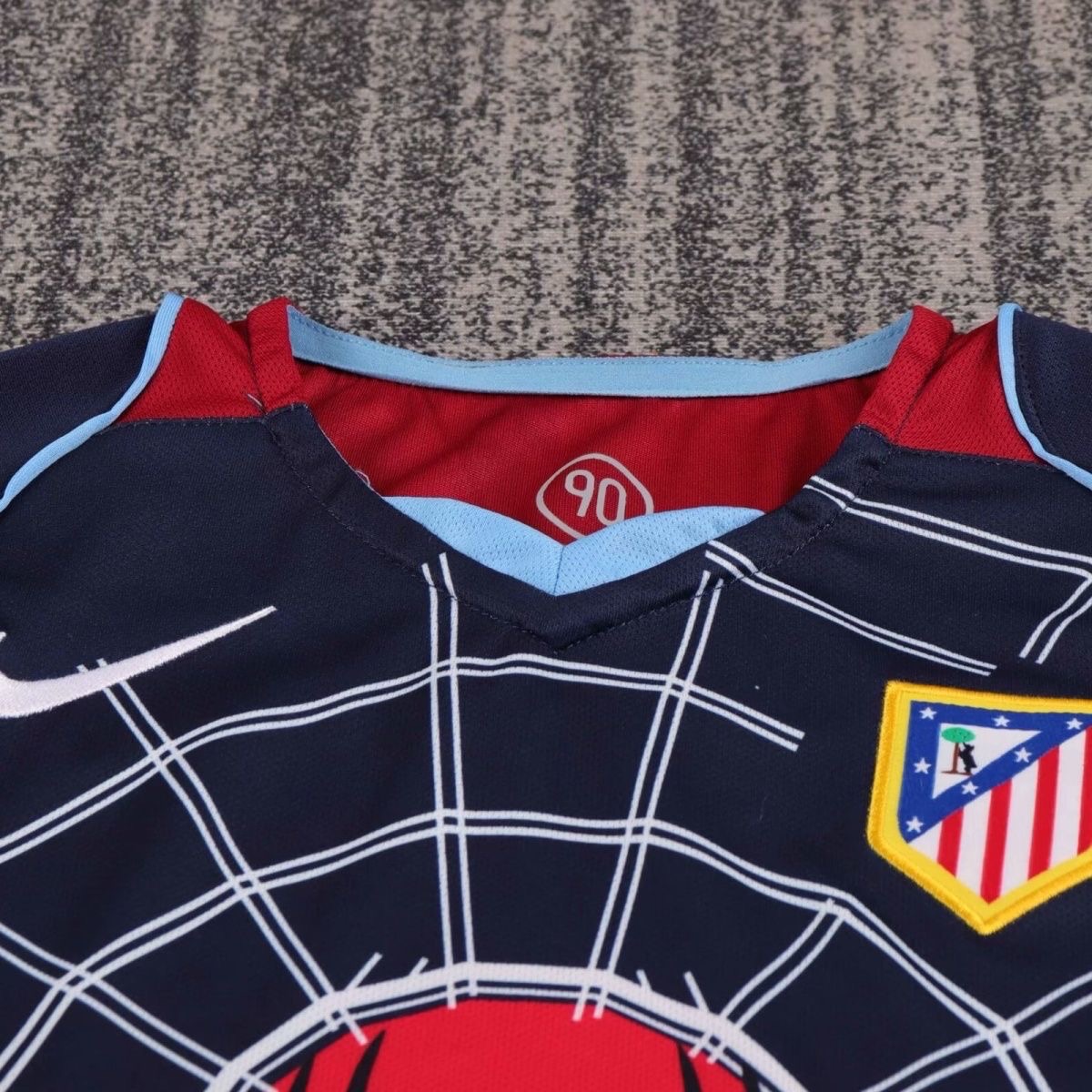 2004/2005 Retro Atletico Madrid AwayFootball Shirt Kids Size 1:1 Thai Quality