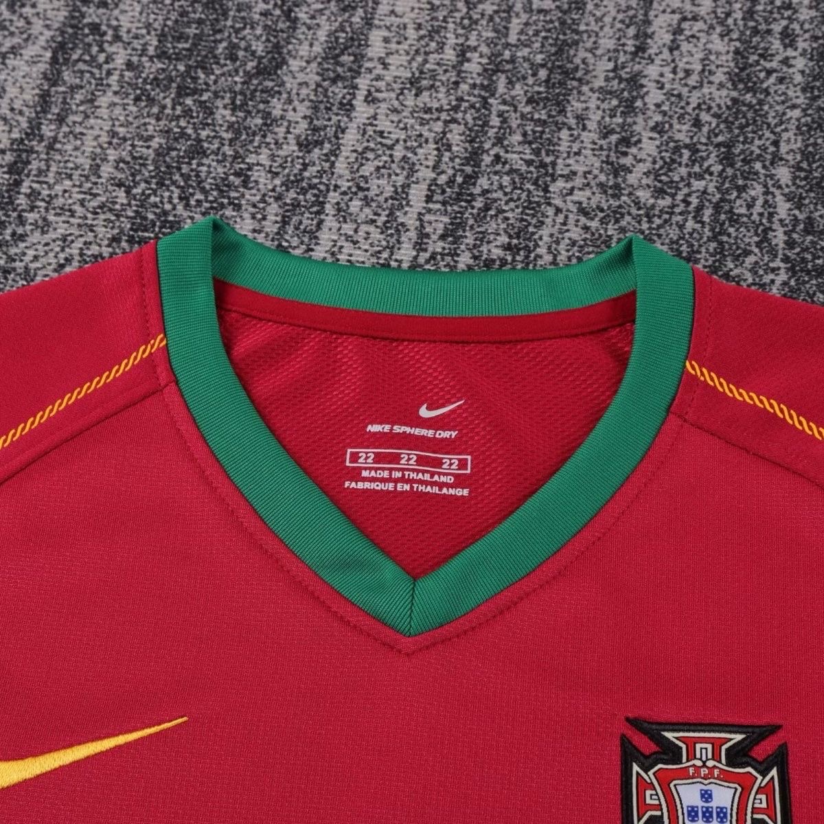 2006 Retro Portugal Home Football ShirtKids Size 1:1 Thai Quality