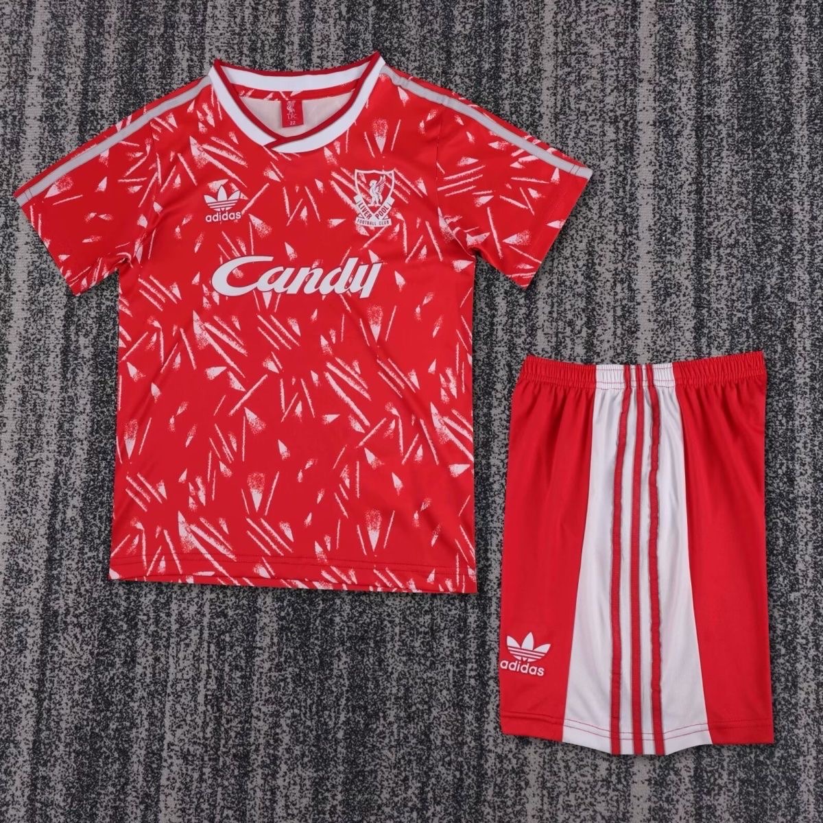 1989/1991 Retro Liverpool Home FootbalShirt Kids Size 1:1 Thai Quality