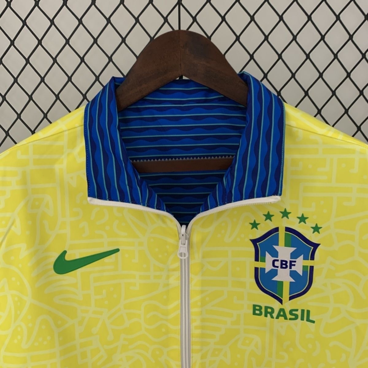 2024 Brazil Reversible Windbreaker Football Shirt