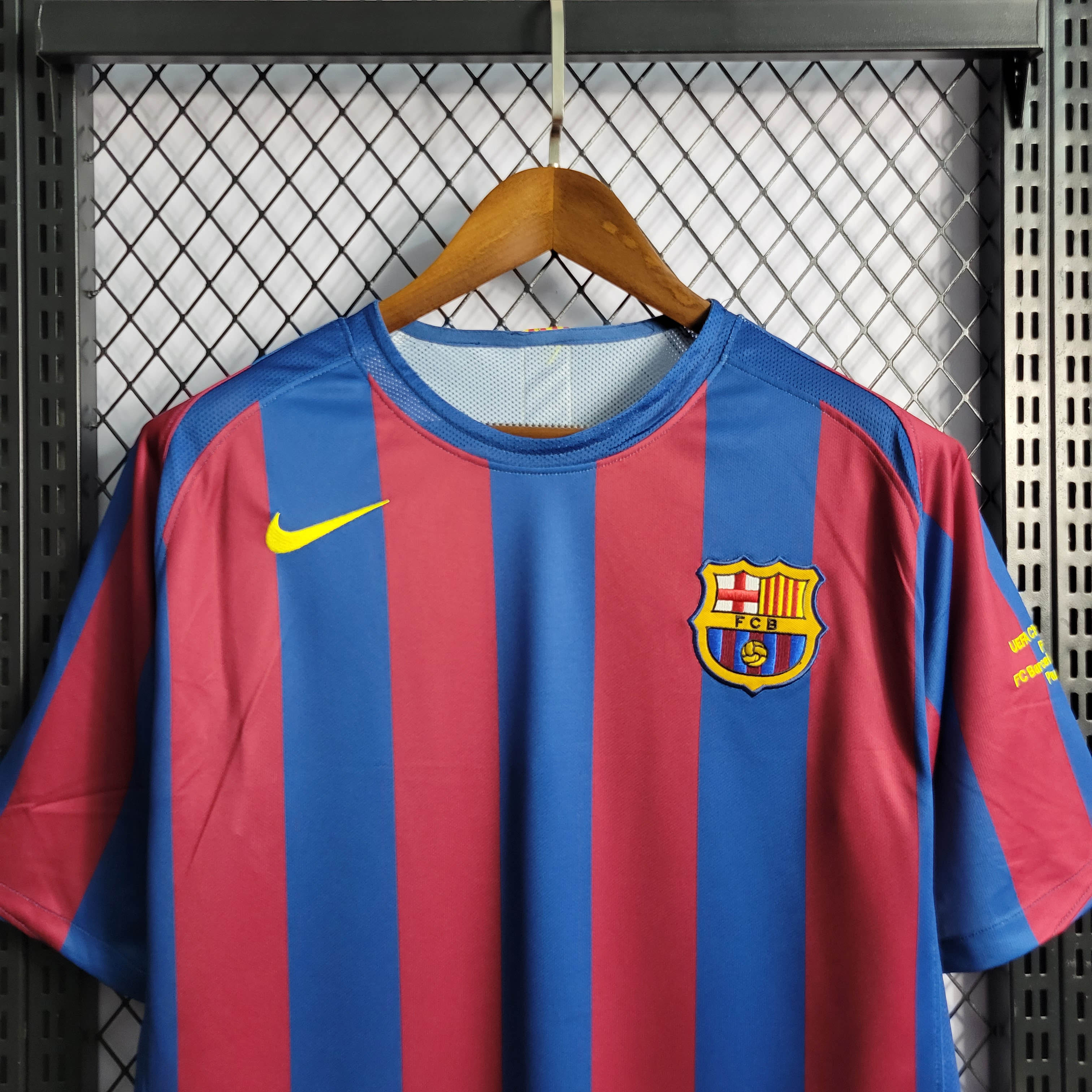 2005/2006 Retro Barcelona Home Champions League Final Football Shirt