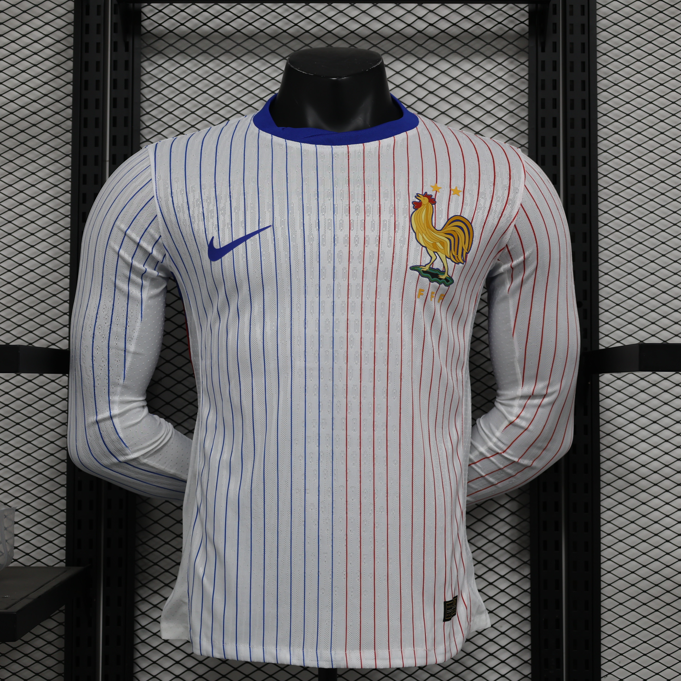 2024 Player Version Long Sleeve France Away Football Shirt