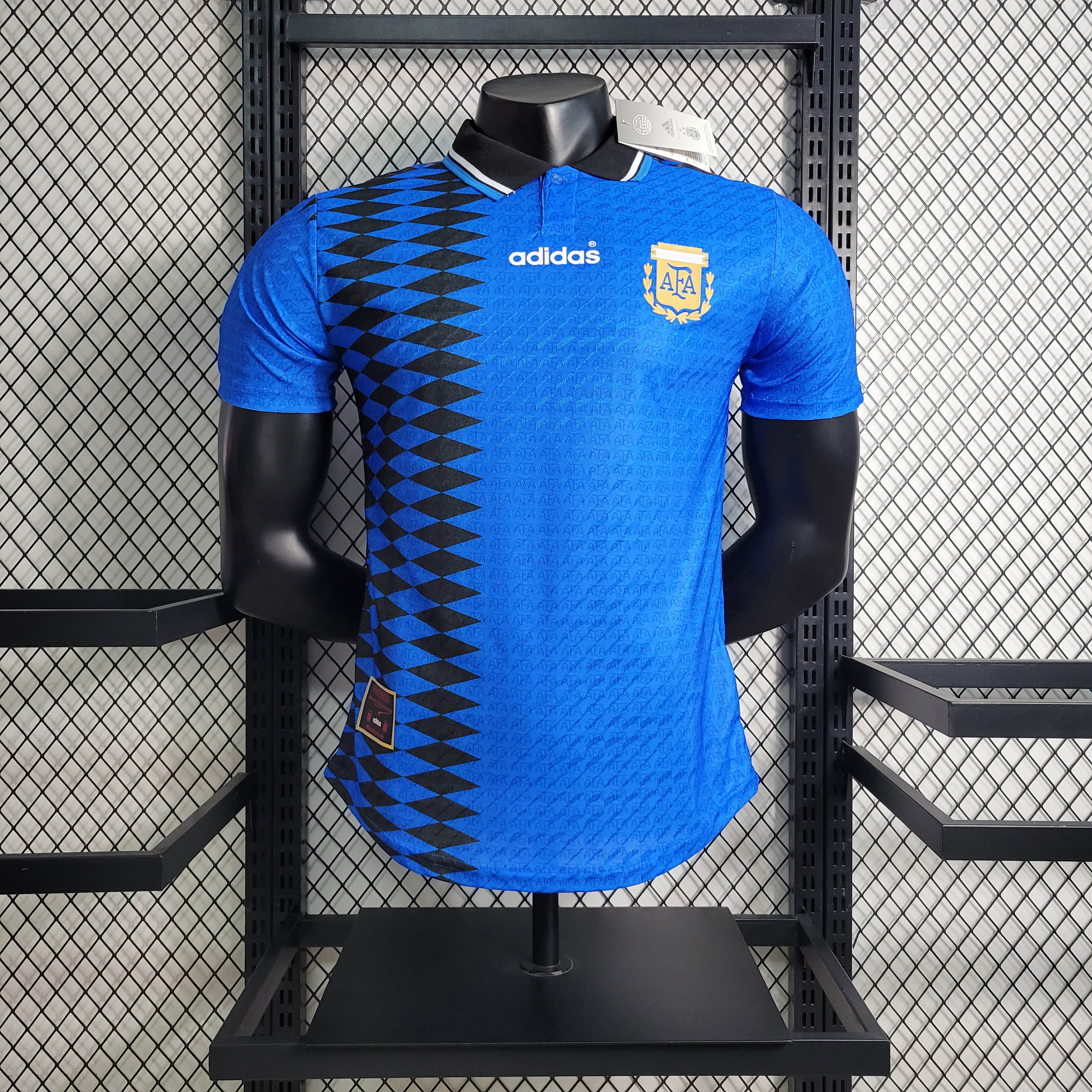 1994 Retro Player Version Argentina Away Football Shirt