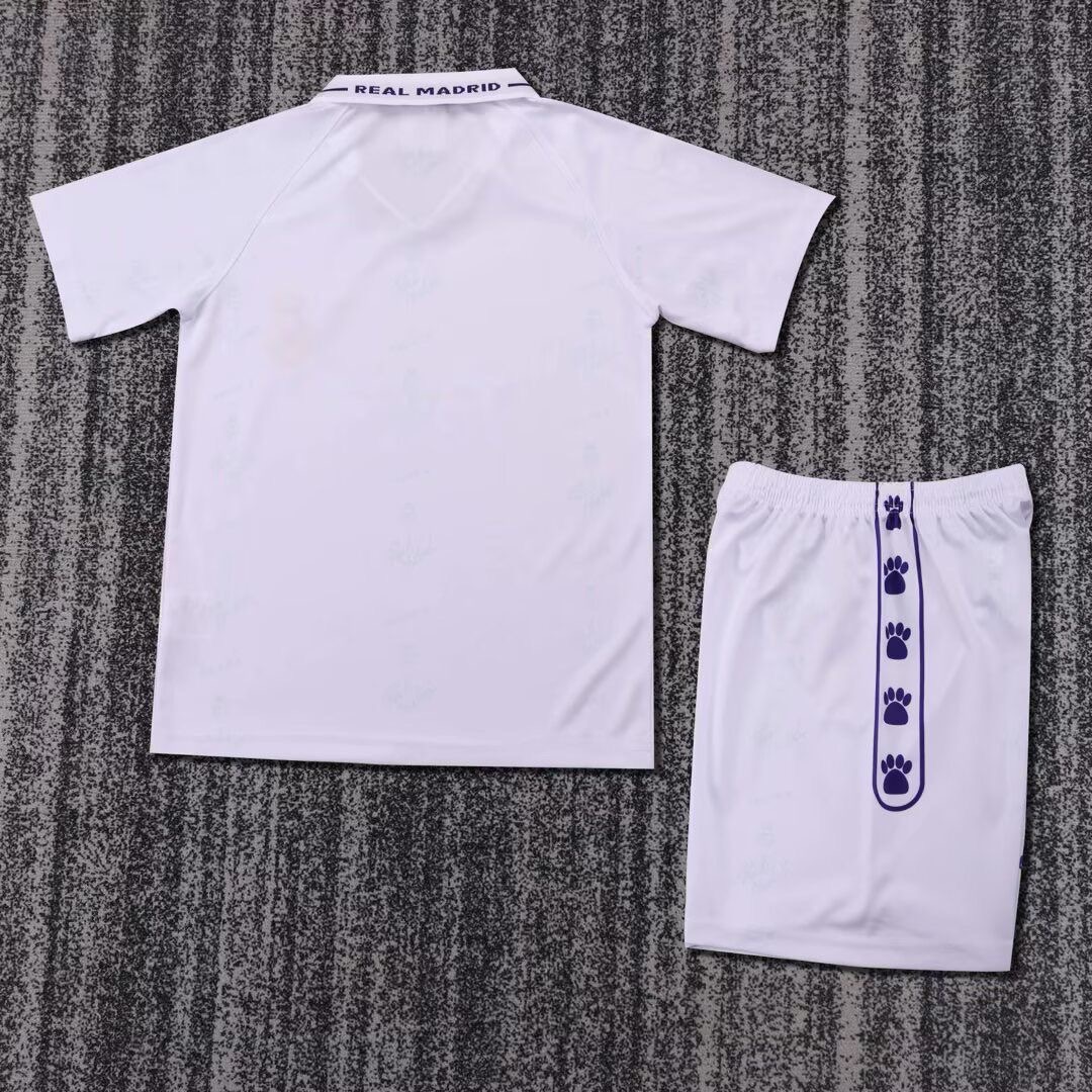 1994/1996 Retro Real Madrid Home Football shirt Kids Size 1:1 Thai Quality