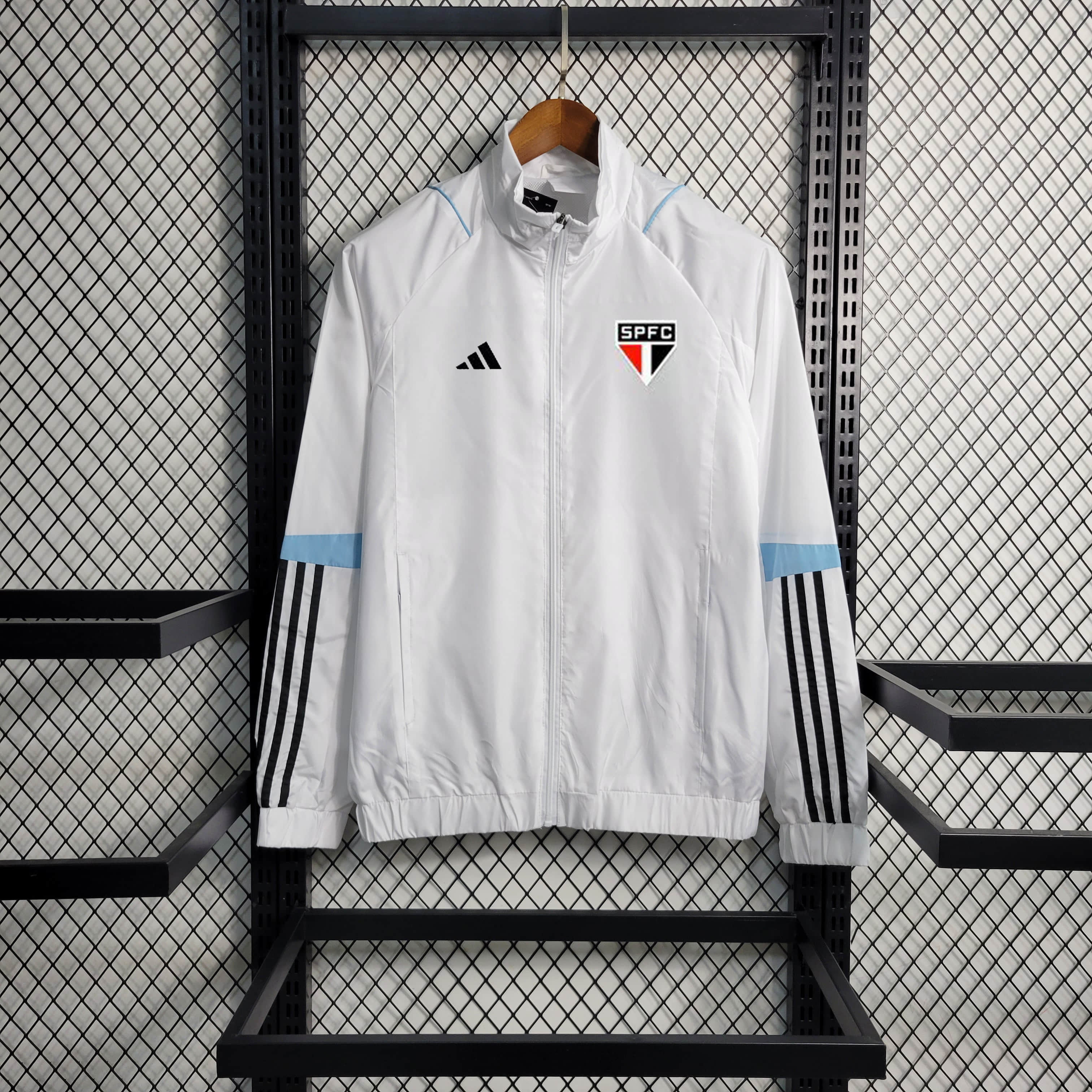 2023/2024 São Paulo Windbreaker White Football Shirt