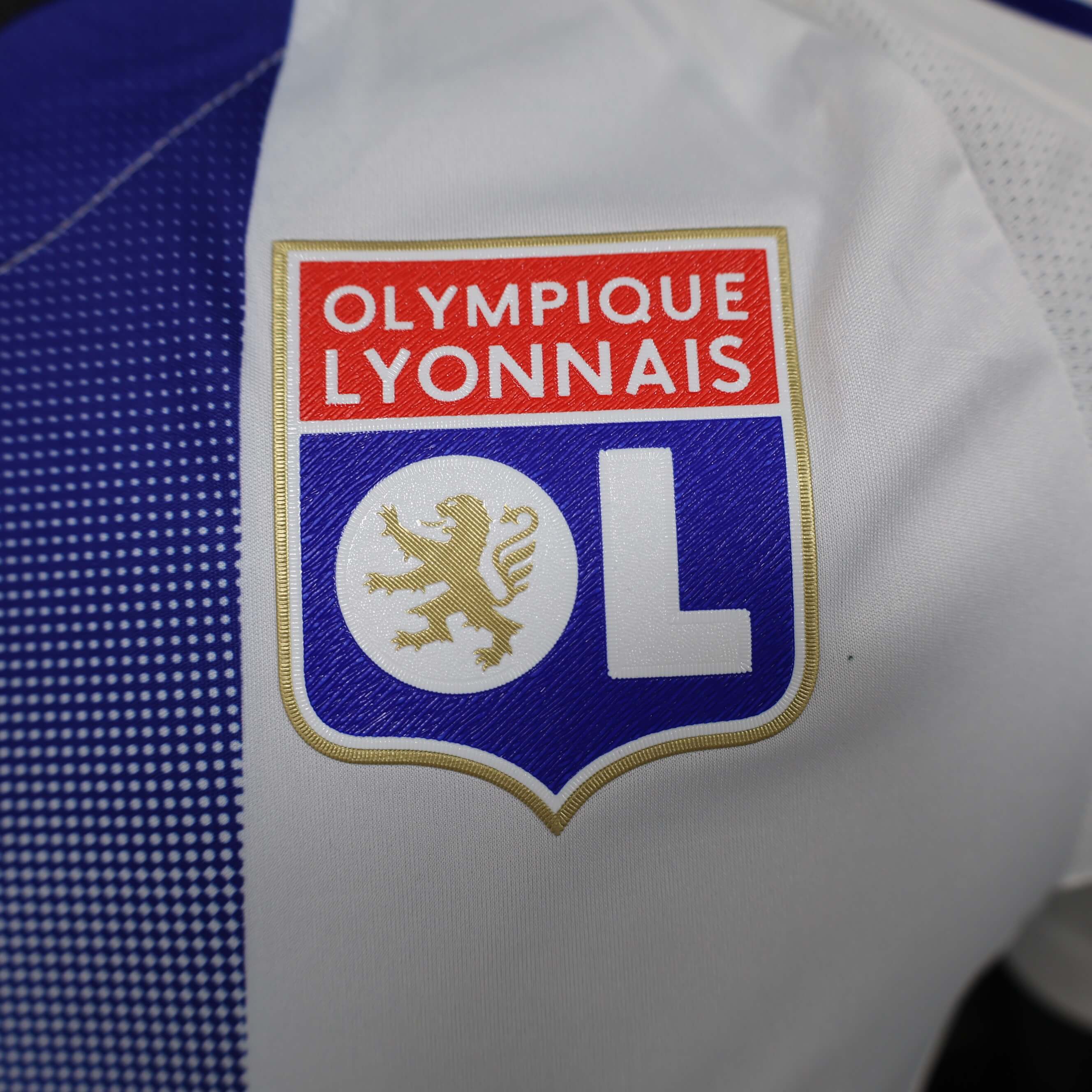 2024/2025 Player Version Lyon Home Football Shirt