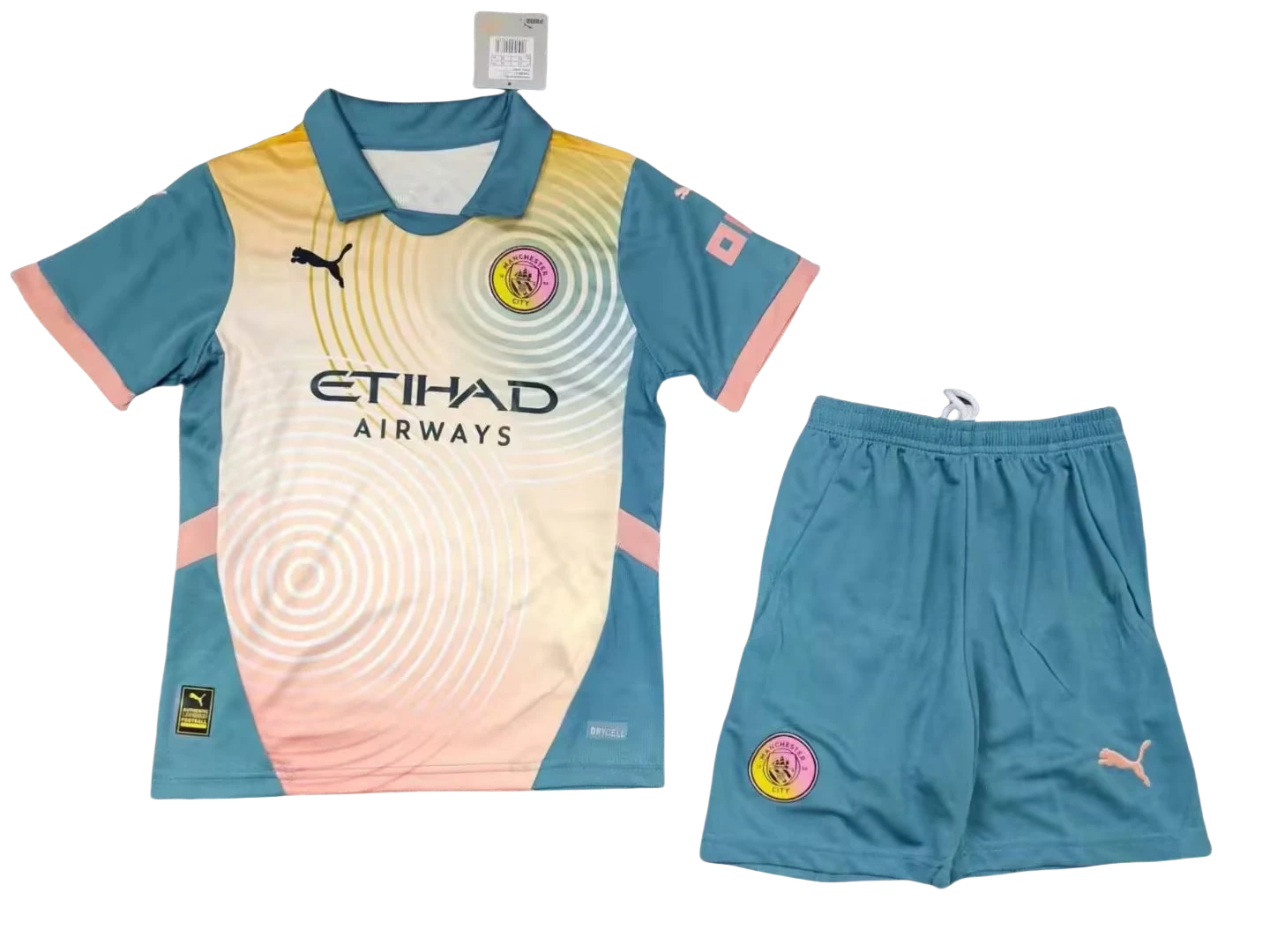 2024/2025 Manchester City Fourth Away Football Shirt Kids Size