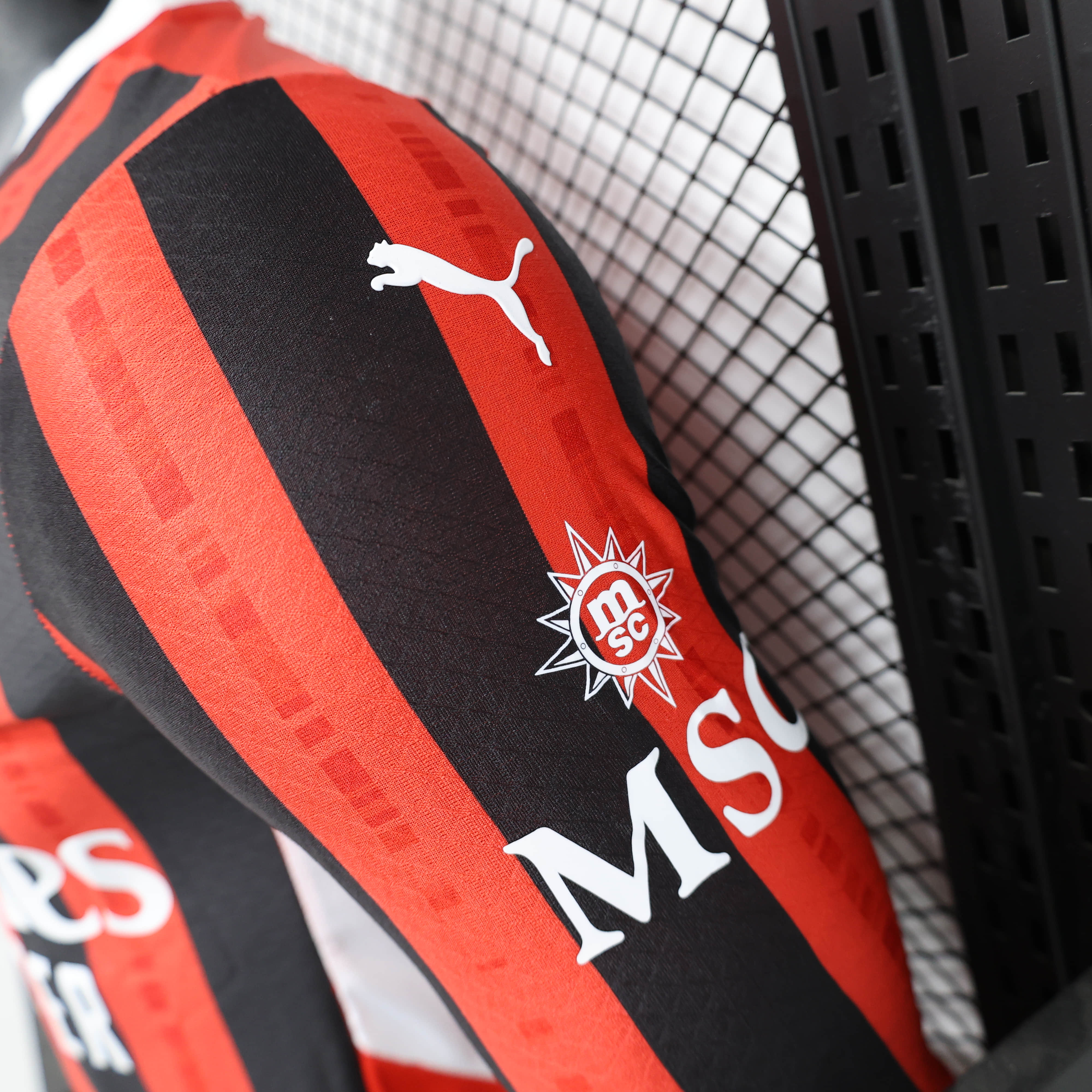 2024/2025 Player Version Long Sleeve AC Milan Home Football Shirt