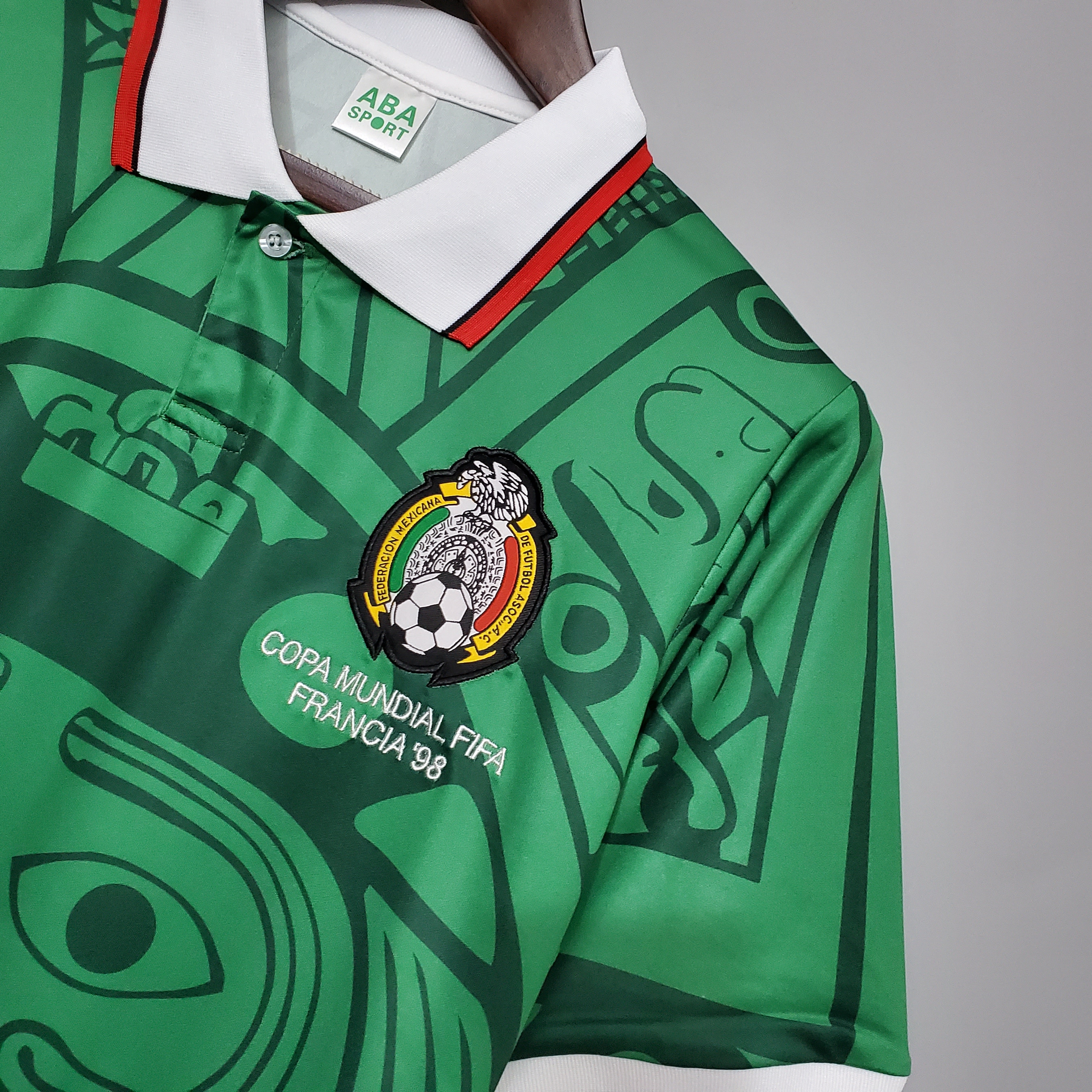 1998 Mexico Retro  home Football Shirt