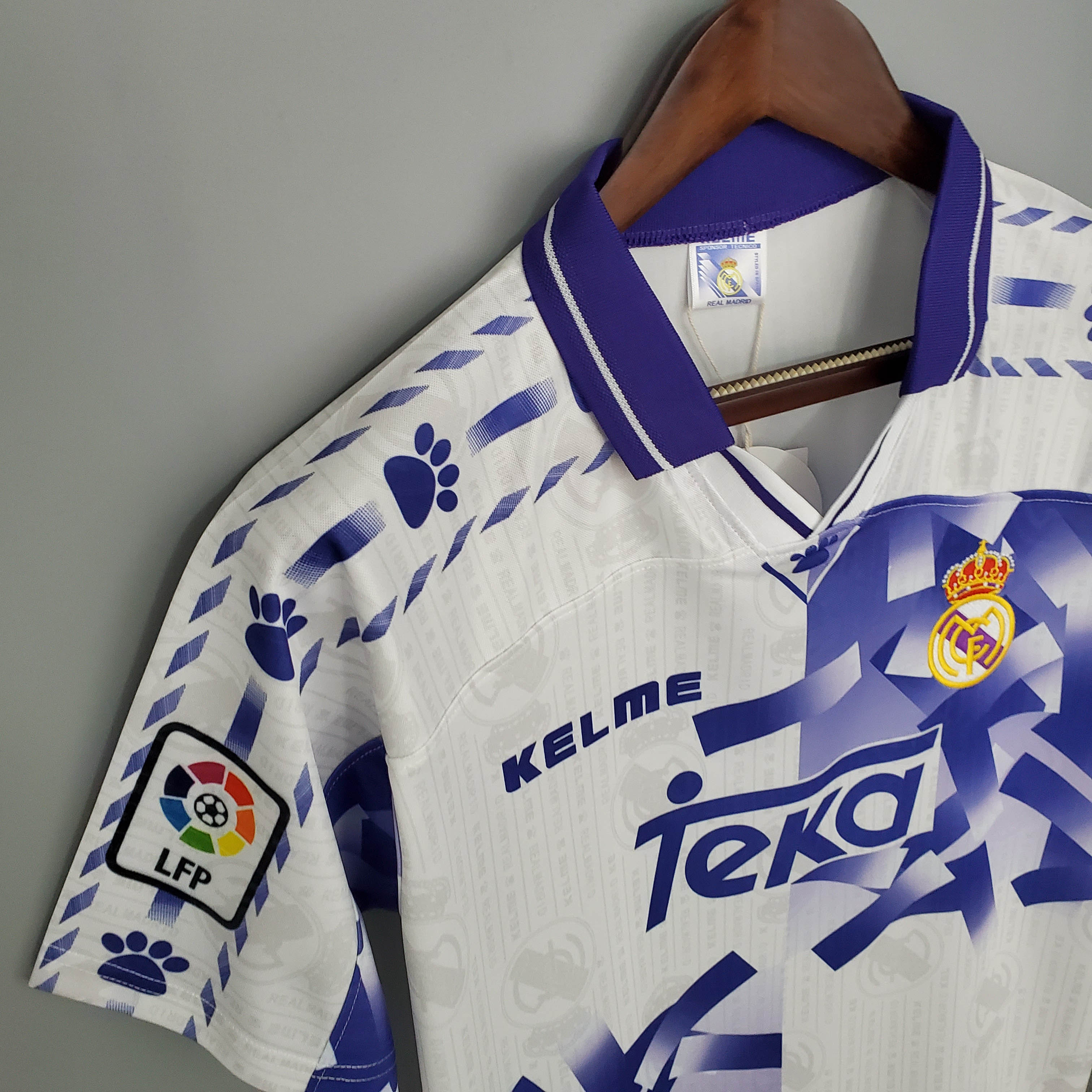 1996/1997 Retro Real Madrid Away Football Shirt