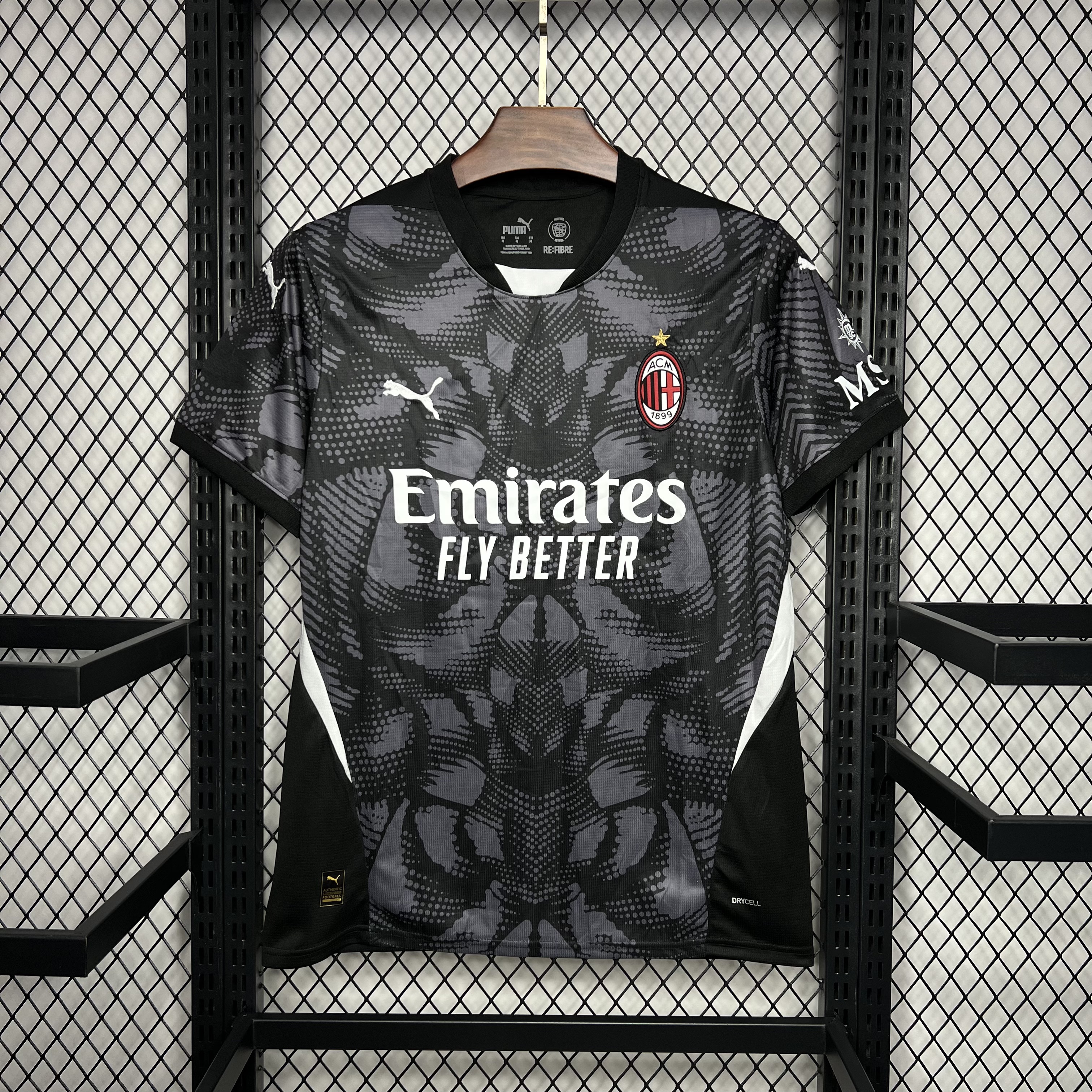 2024/2025 AC Milan Goalkeeper Black Football Shirt