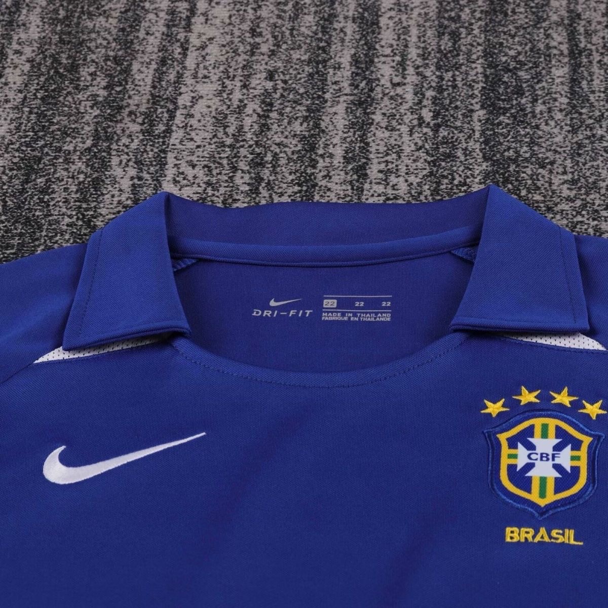 2002 Retro Brazil Away Football ShirtKids Size 1:1 Thai Quality