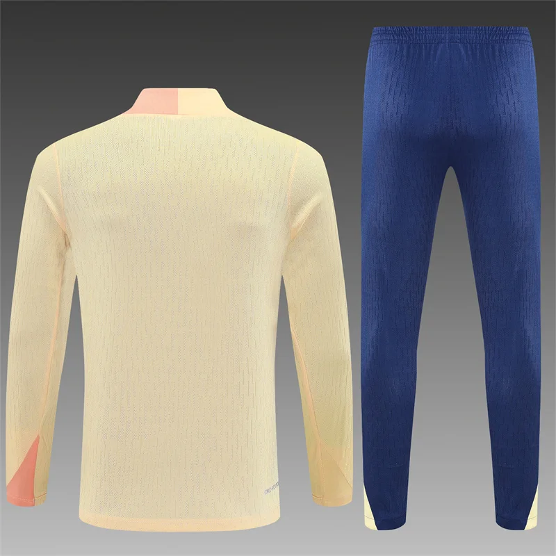 2025/2026 Barcelona Half-Pull Training Wear Football Shirt Kids Size