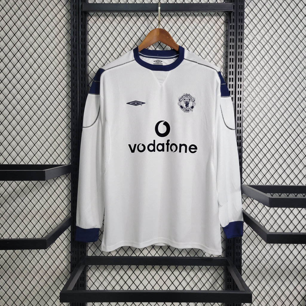 1999/2000 Retro Long Sleeve Manchester United Away Football Shirt