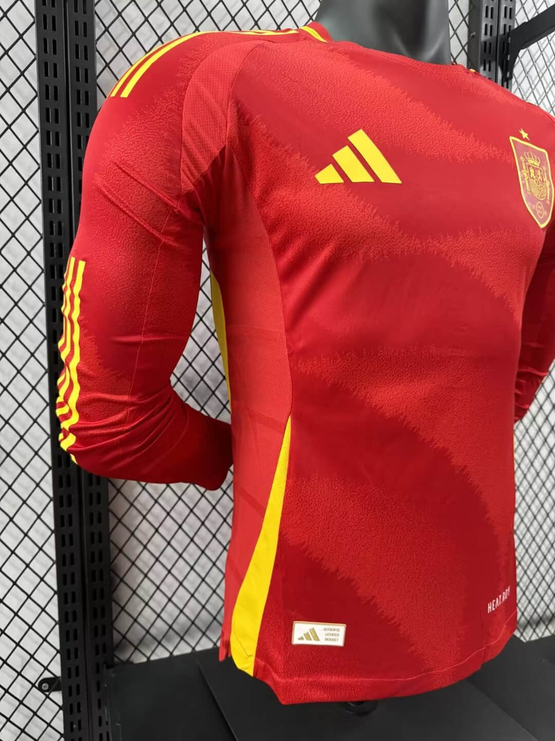 2024 Long Sleeve Player Version Spain Home Football Shirt