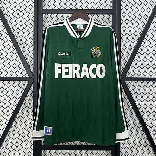 1999/2000 Retro Long sleeve Deportivode La Coruna Away Football Shirt
