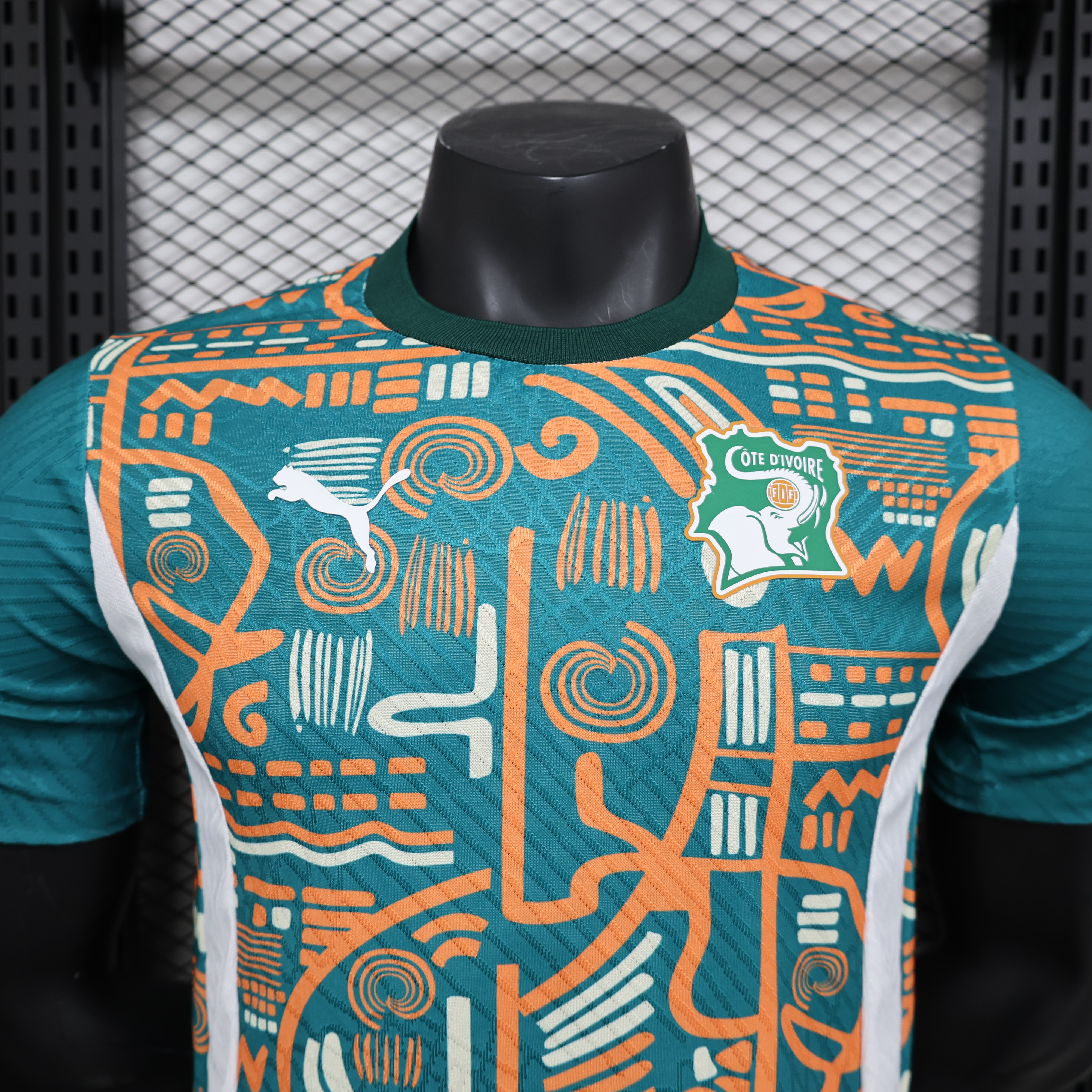 2024 Player Version Ivory Coast Pre-Match Football Shirt 1:1 Thai Quality