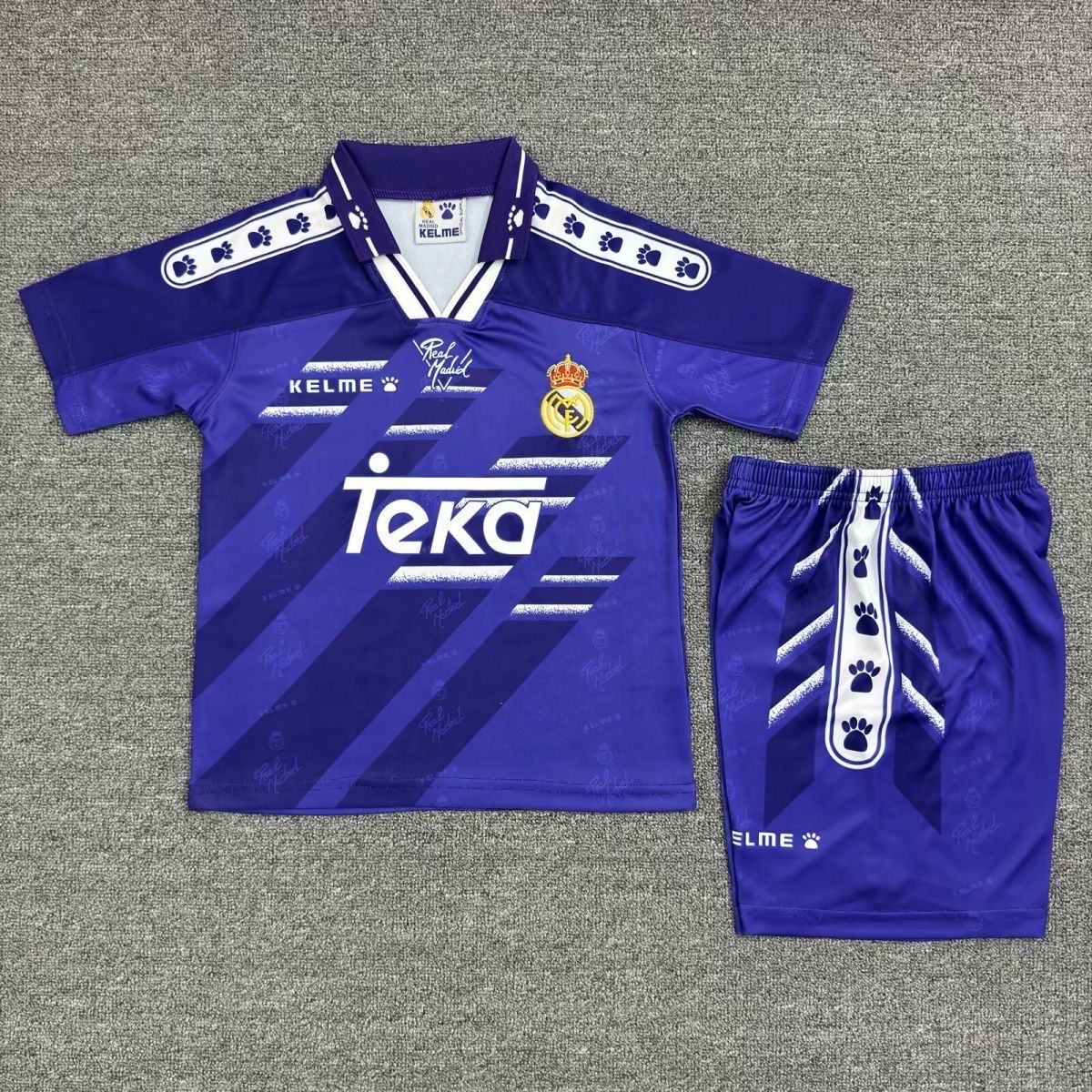 1994/1996 Retro Real Madrid AwayFootball shirt Kids Size 1:1 Thai Quality