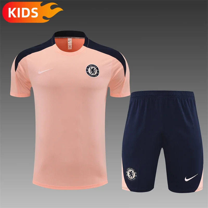 2025/2026 Chelsea Training Wear Set Shirt Kids Size 1:1 Thai Quality