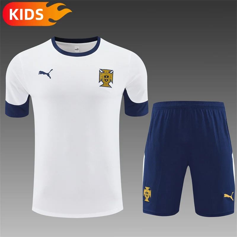 2025/2026 Portugal Training Wear Set Shirt Kids Size 1:1 Thai Quality