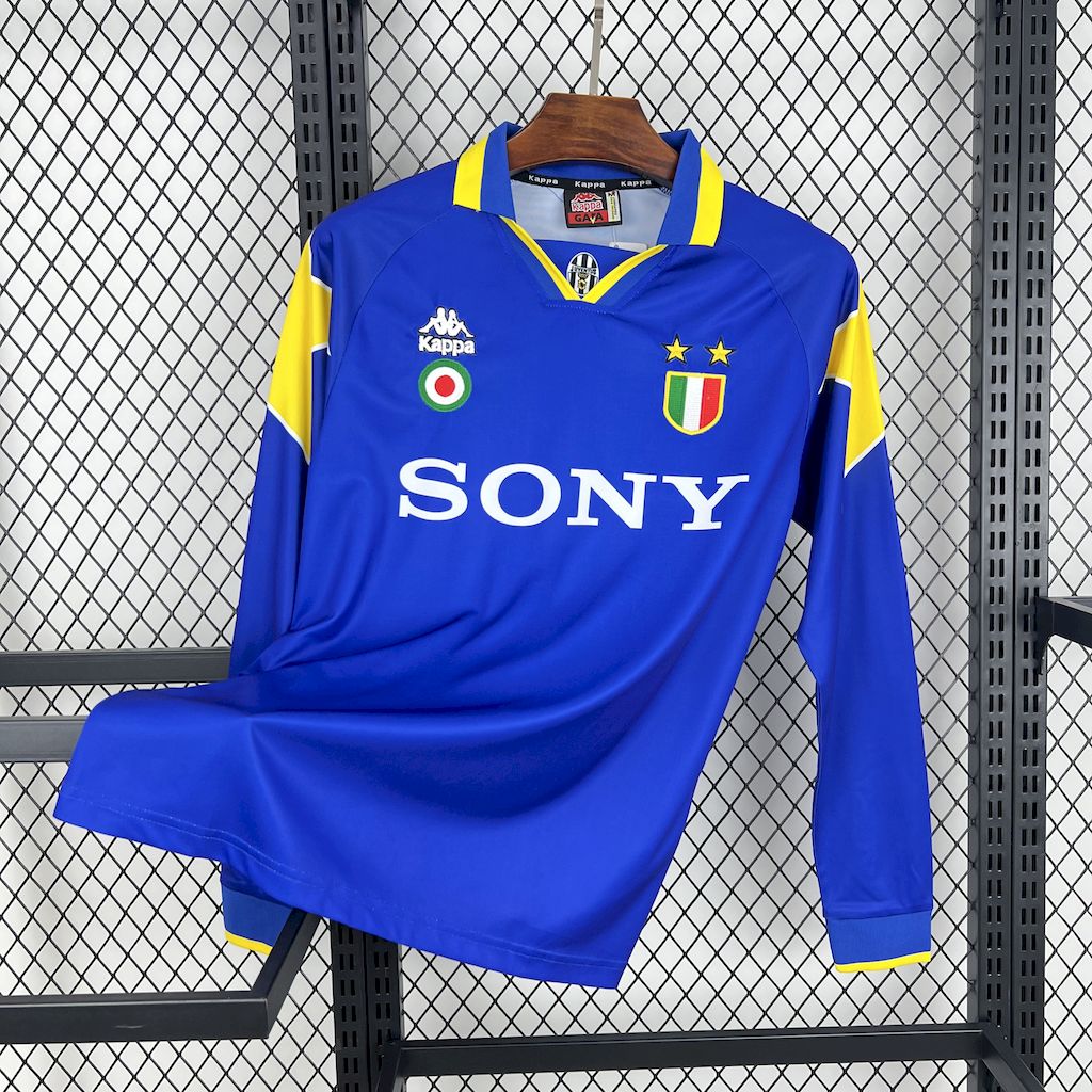 1995/1996 Retro Long Sleeve Juventus Away Football Shirt 1:1 Thai Quality