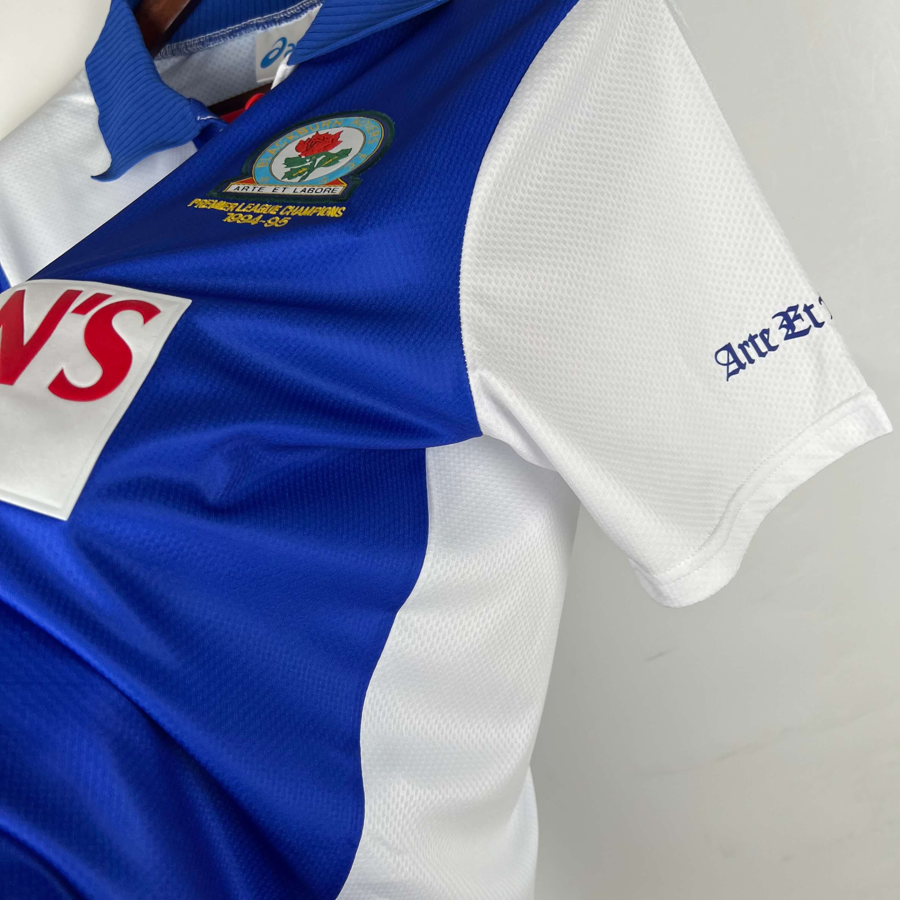 1994/1995 Retro Blackburn Rovers Home Football Shirt