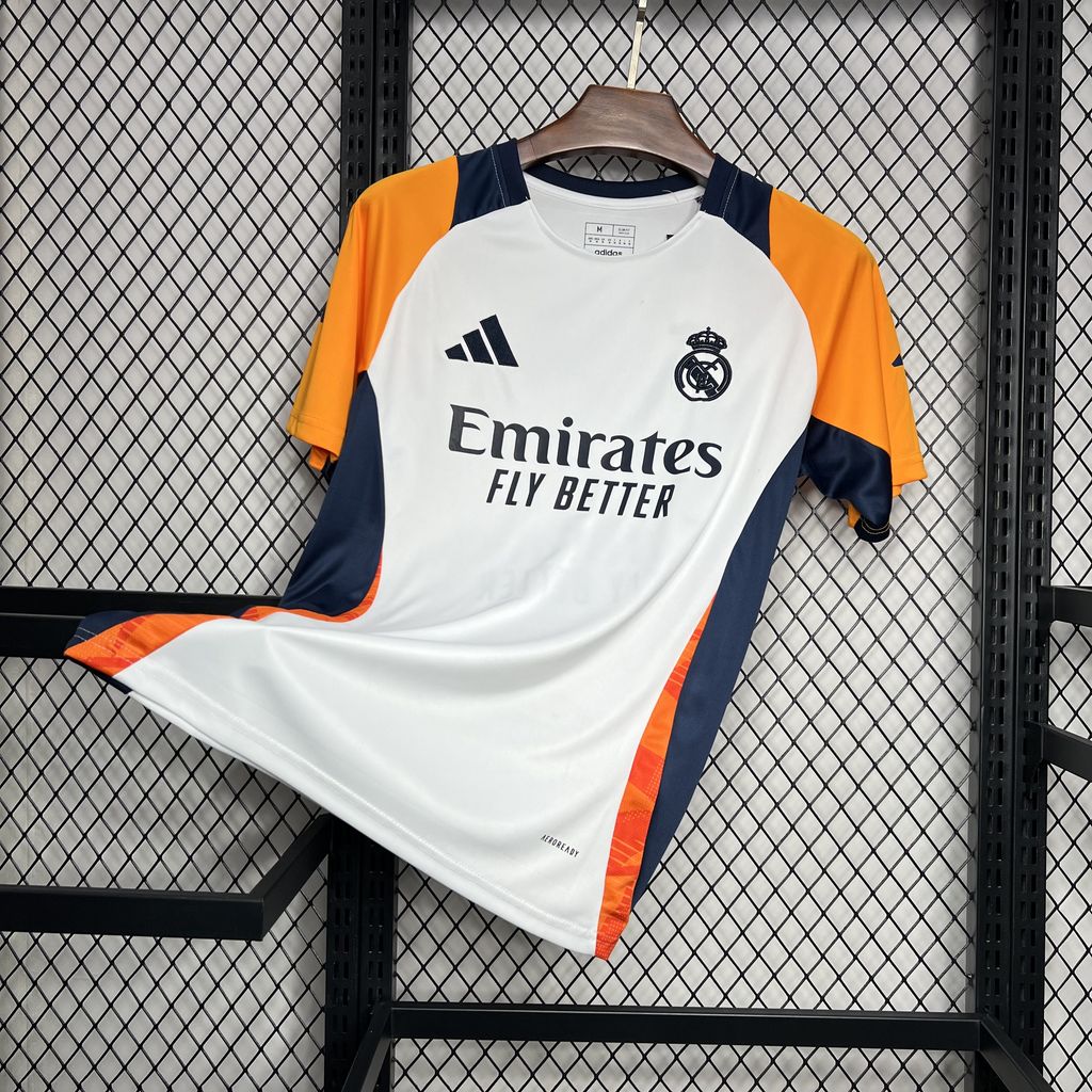 2024/2025 Real Madrid Pre-Match Training Wear Football Shirt