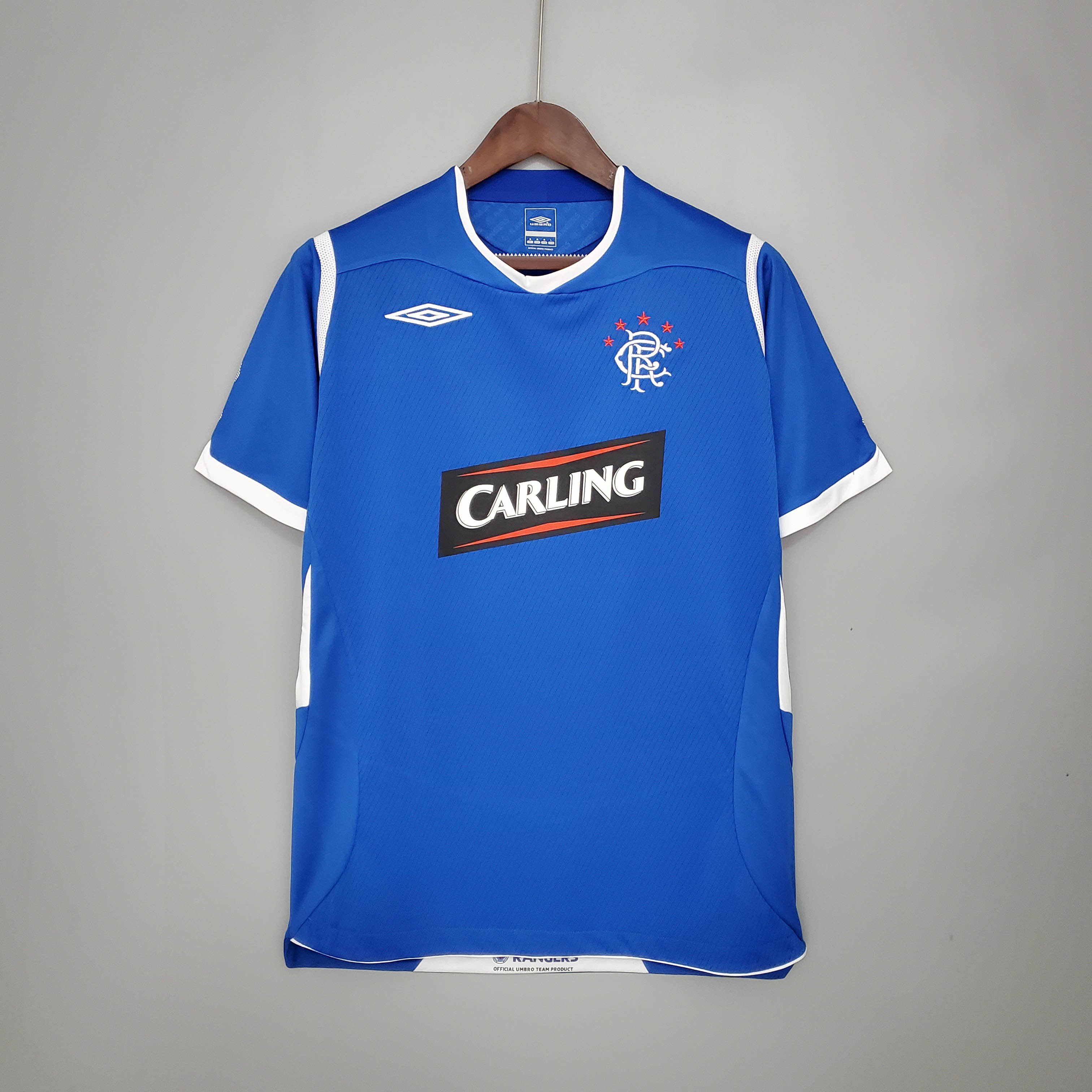 2008/2009 Retro Rangers Home Football Shirt