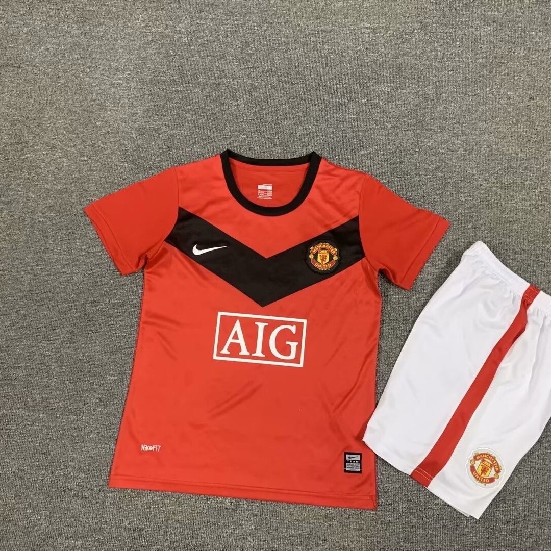 2010/2011 Retro Manchester UnitedHome Football Shirt Kids Size