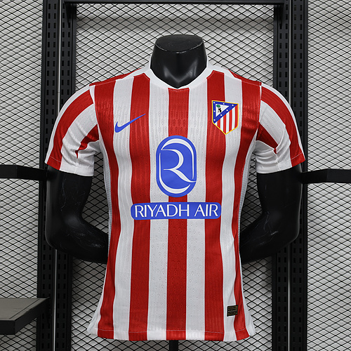 2025/2026 Player Version Atletico Madrid Home Football Shirt