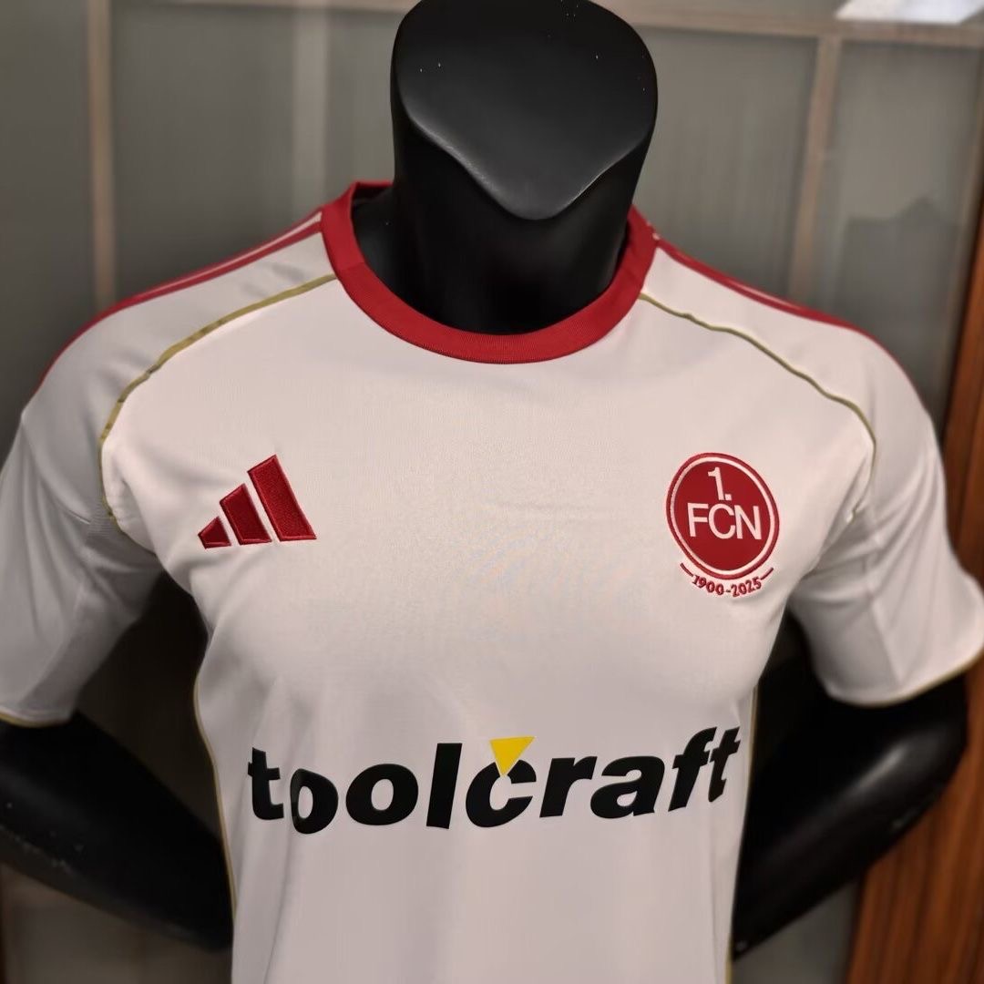 2025/2026 1. FC Nürnberg Away Football Shirt 1:1 Thai Quality