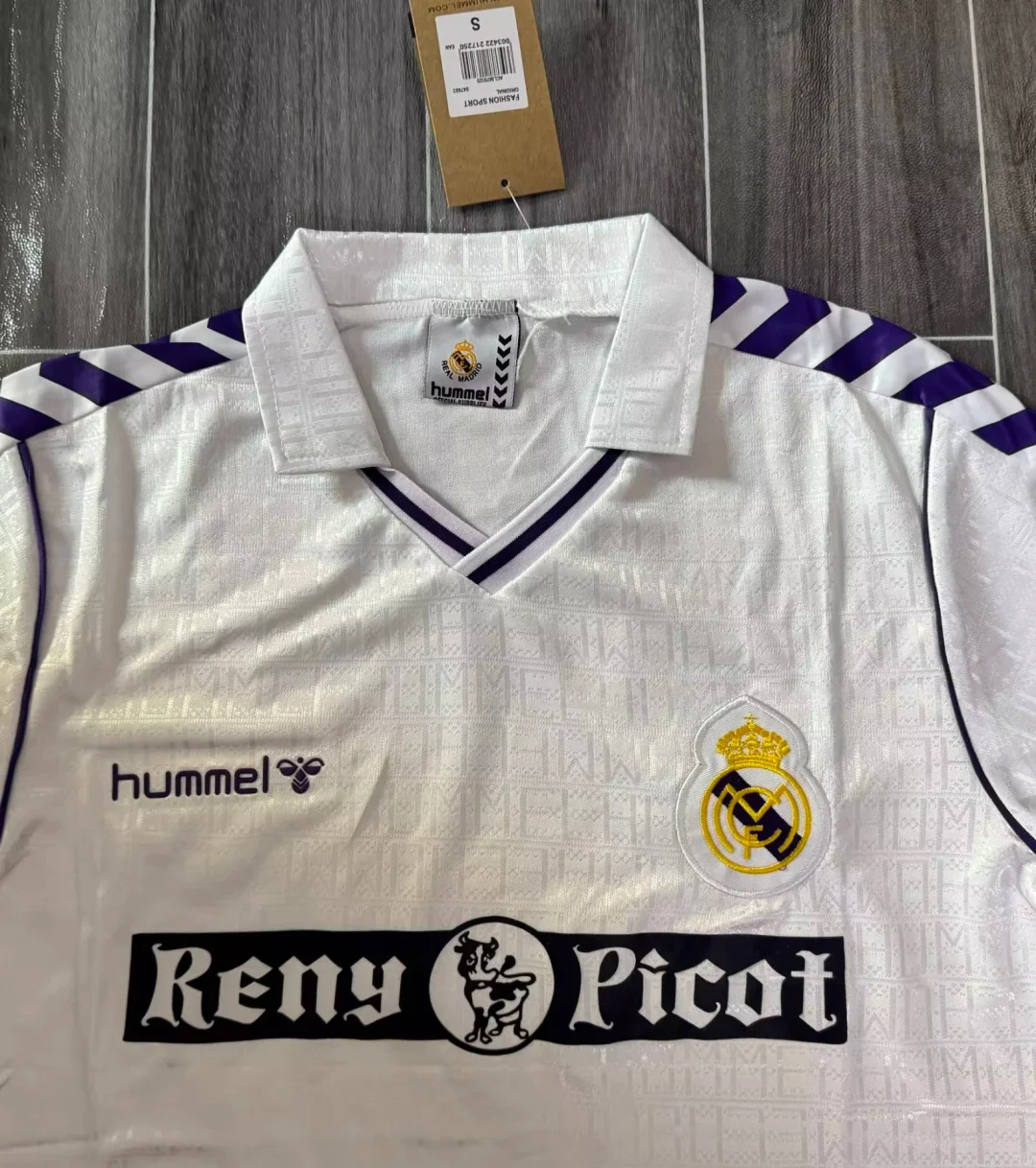 1989/1990 Retro Real Madrid Home Football Shirt 1:1 Thai Quality