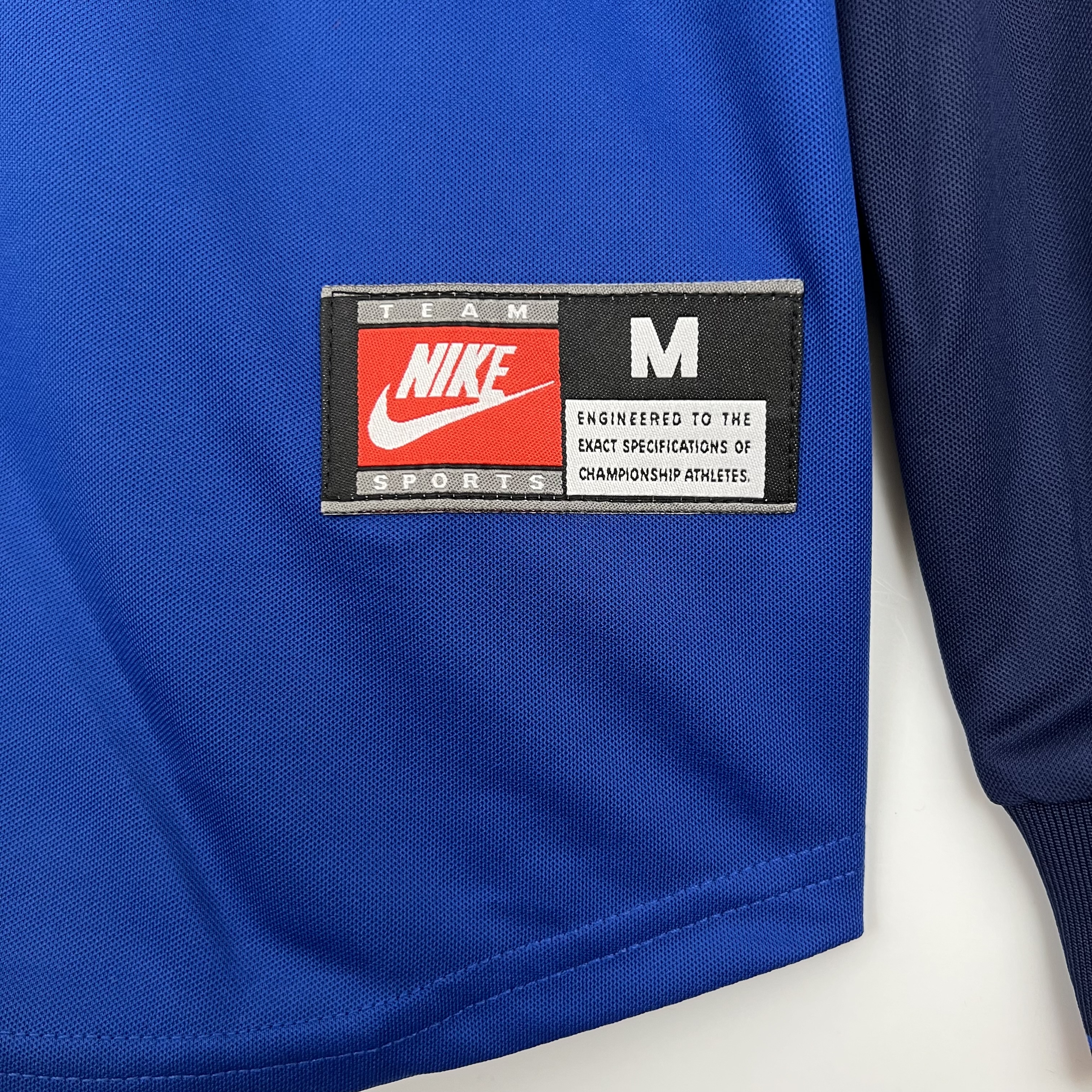 1999/2000 Long Sleeve Retro Barcelona Home 100th Anniversary Version Football Shirt