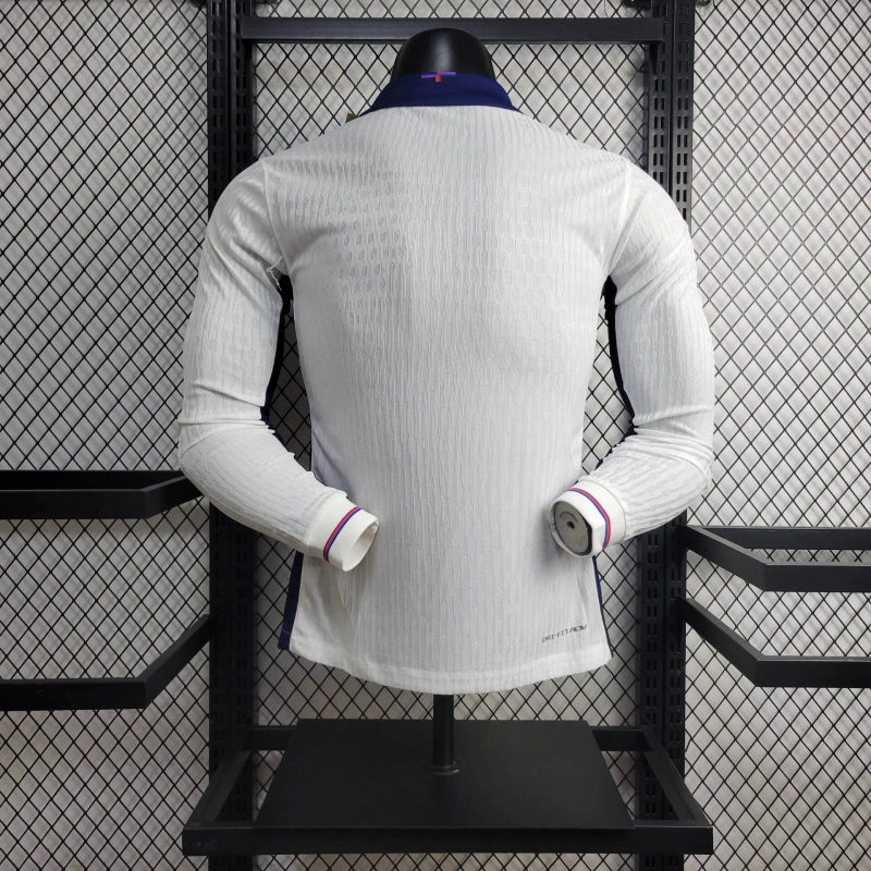 2024 Player Version Long Sleeve England Home Football Shirt