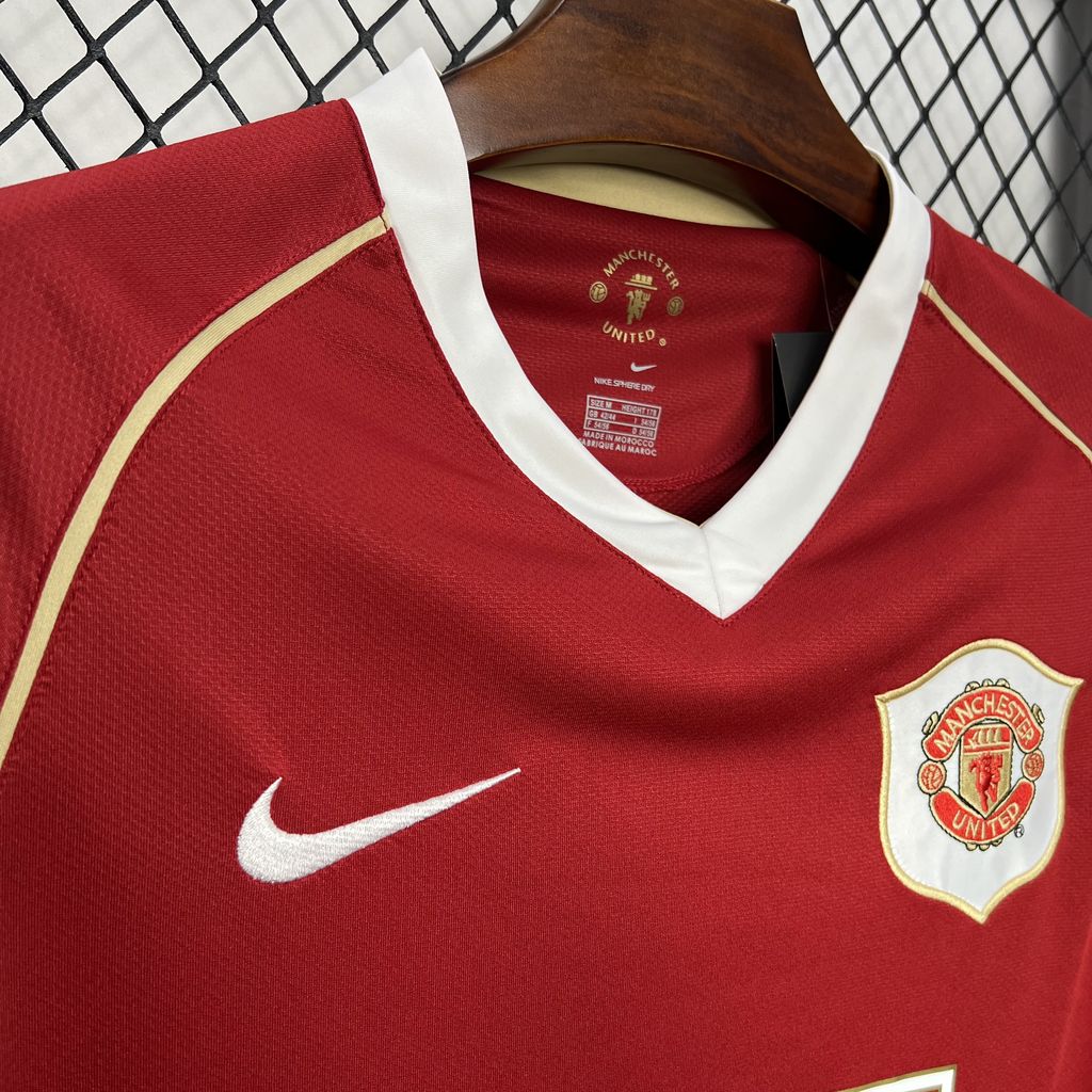 2006/2007 Retro Manchester United Home Football Shirt