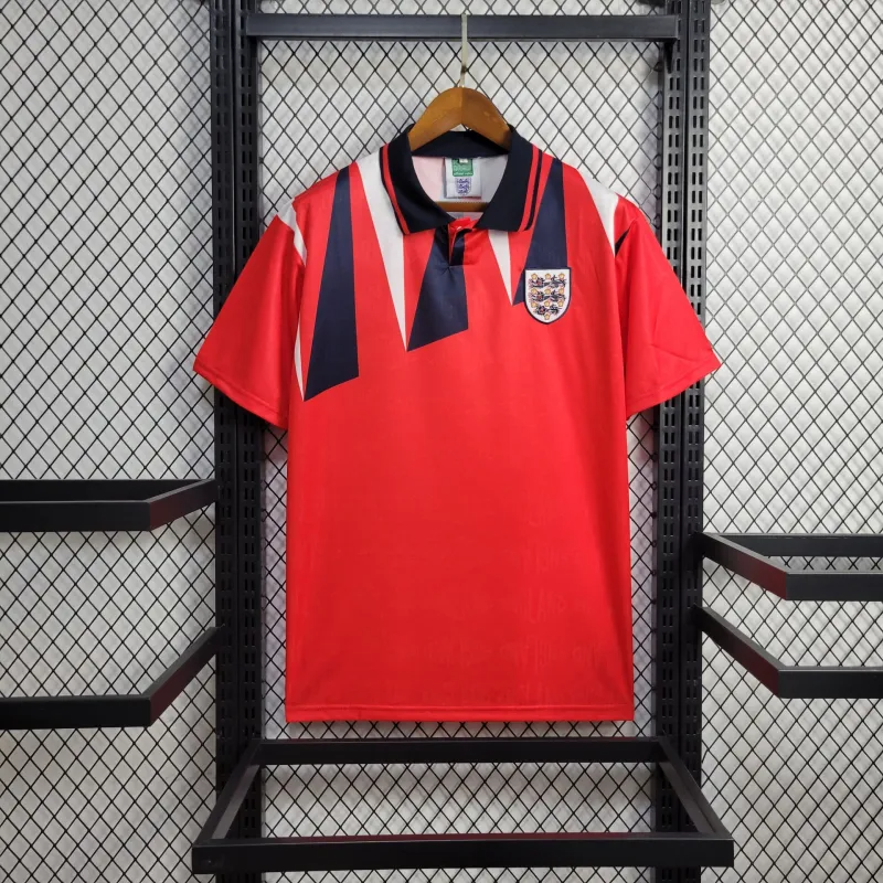 1992 Retro England Away Football Shirt