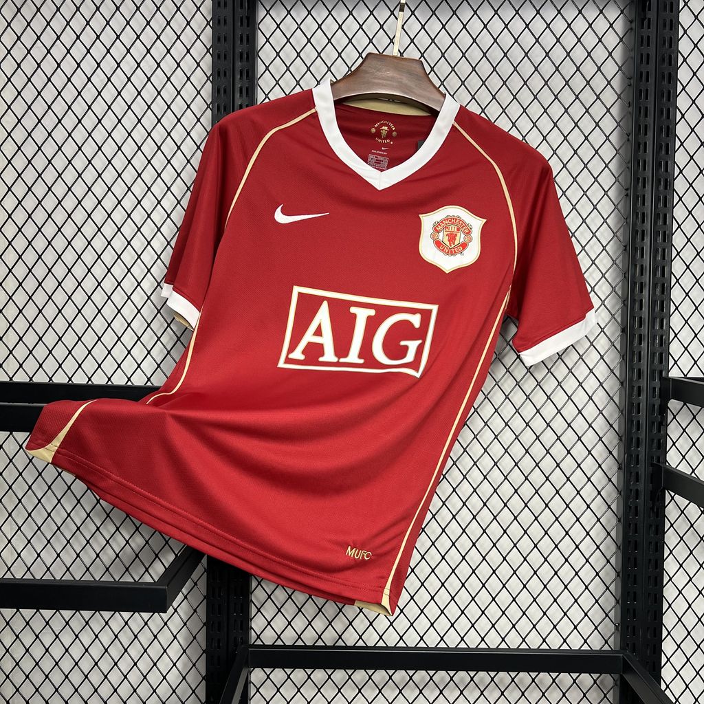 2006/2007 Retro Manchester United Home Football Shirt