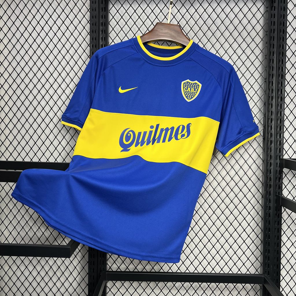 2000/2001 Retro Boca Juniors Home Football Shirt