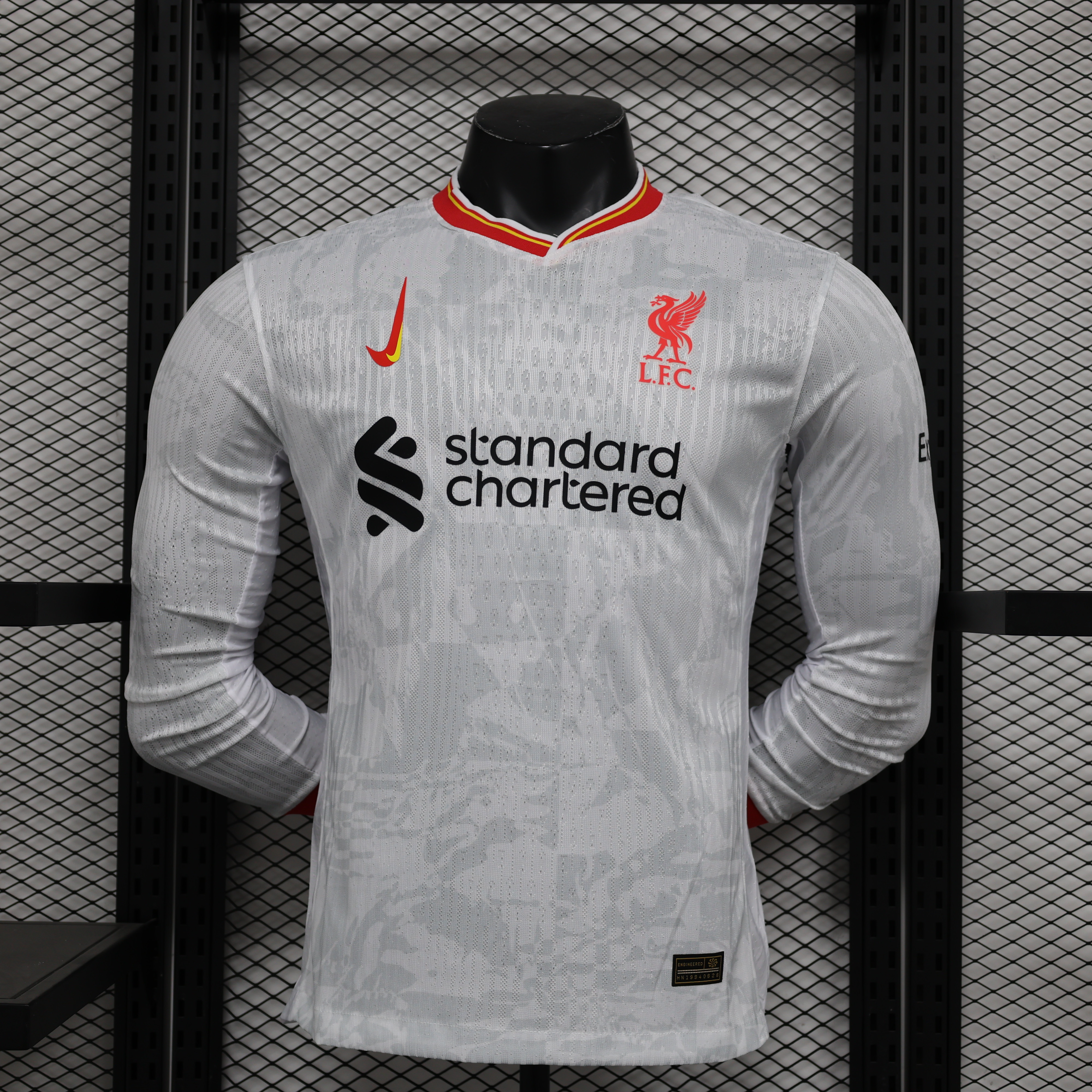 2024/2025 Player Version Long Sleeve Liverpool Away Football Shirt