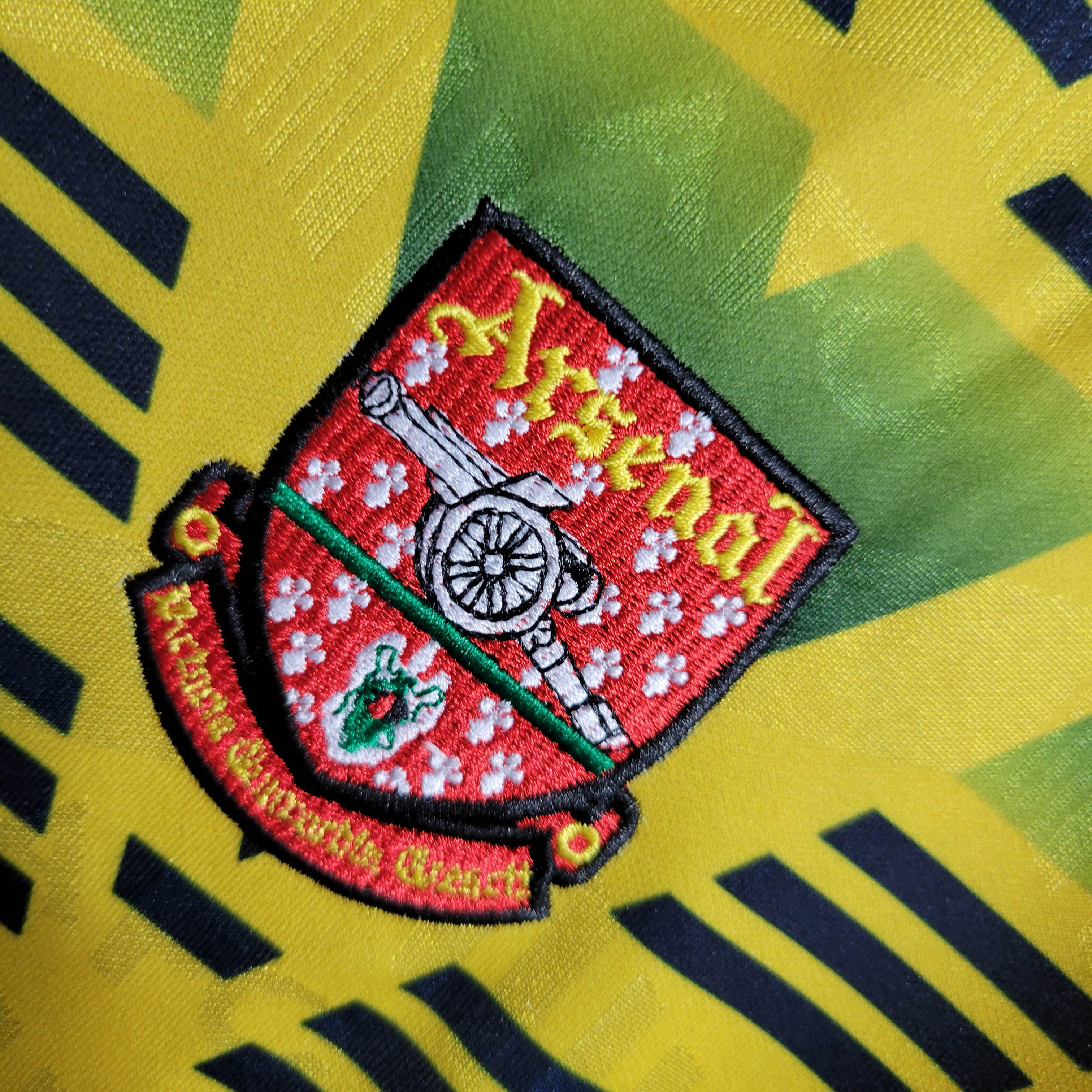 1991/1993 Retro Long Sleeve Arsenal Away Football Shirt