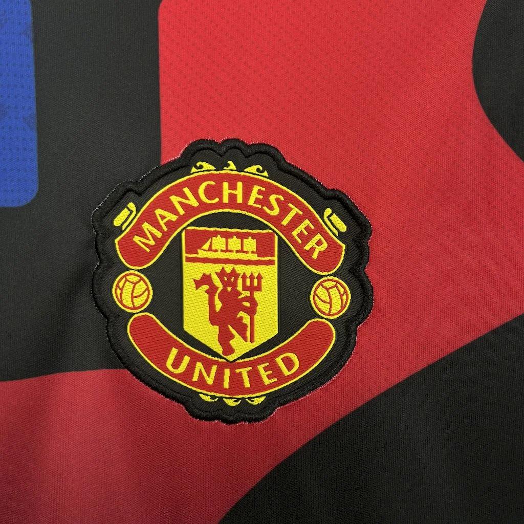 2024/2025 Manchester United Pre-Match Training Wear Football Shirt