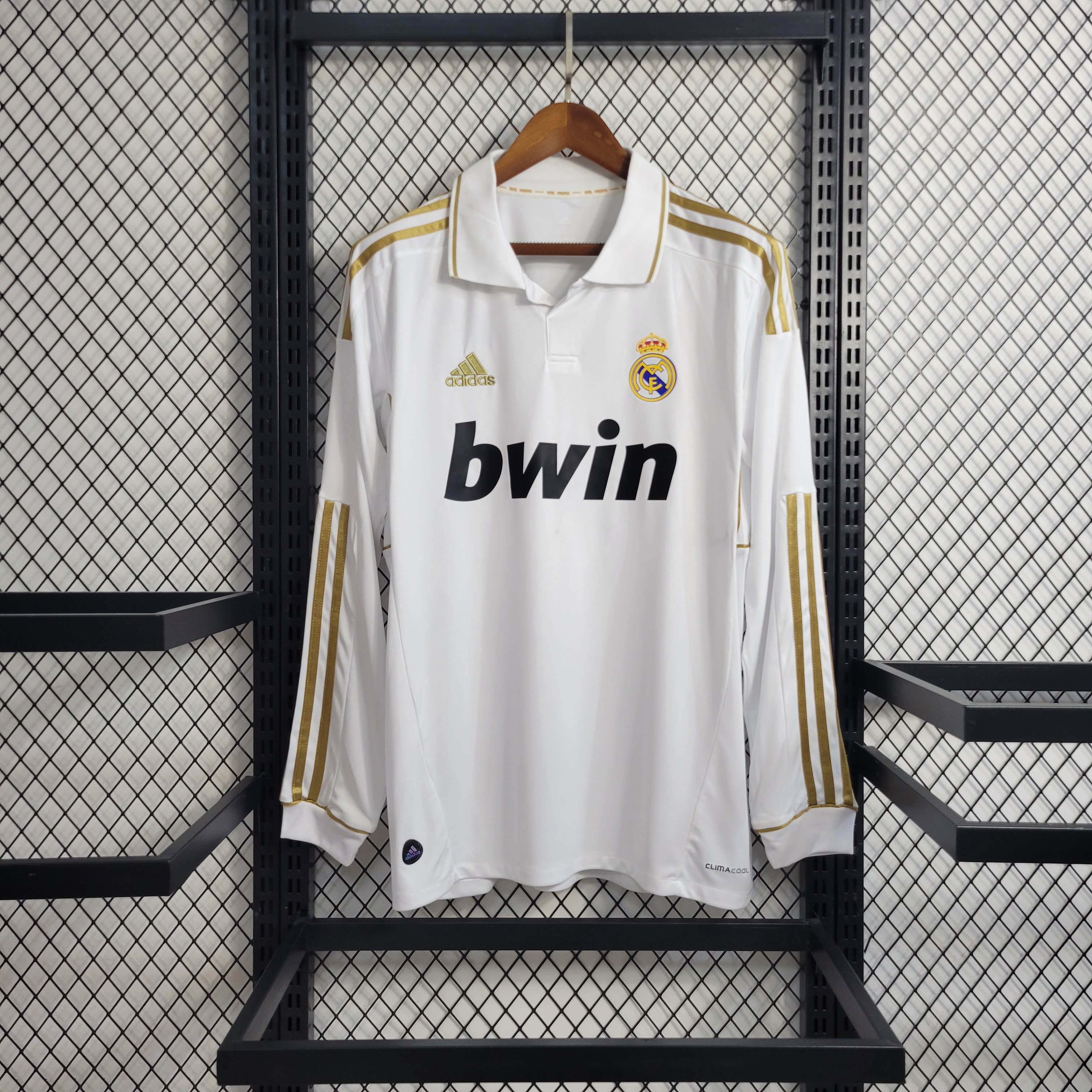 2011/2012 Retro Long Sleeve Real Madrid Home Football Shirt