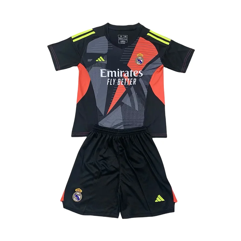 2024/2025 Real Madrid Goalkeeper Football Shirt Kids Size