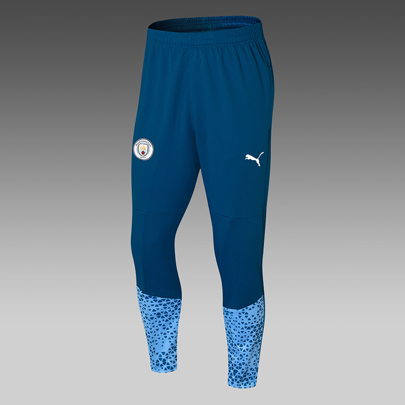 2023/2024 Manchester United Half-Pull Training Suit Blue Football Shirt Set